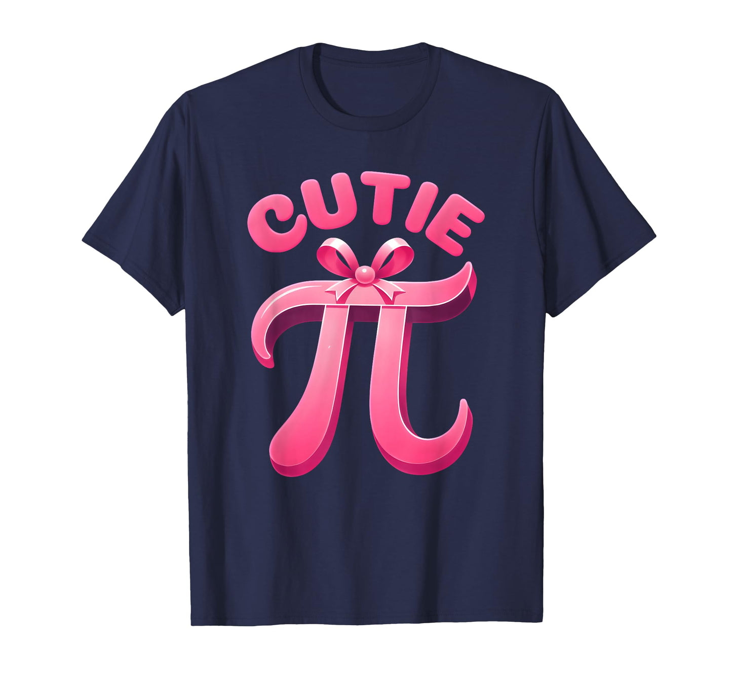 Cutie Pi Day Coquette Women Girl Math Pi Day Teacher Student T-Shirt