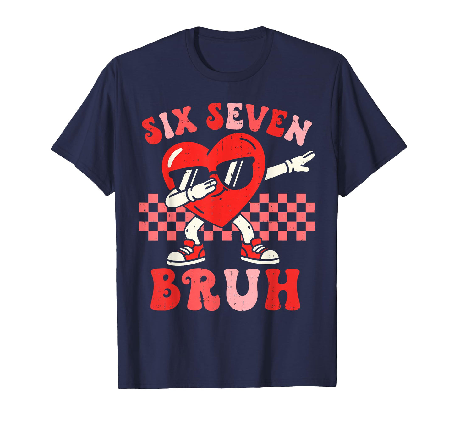 Six Seven 67 Meme Cool Valentine’s Day Teens Boys Girls Kids T-Shirt