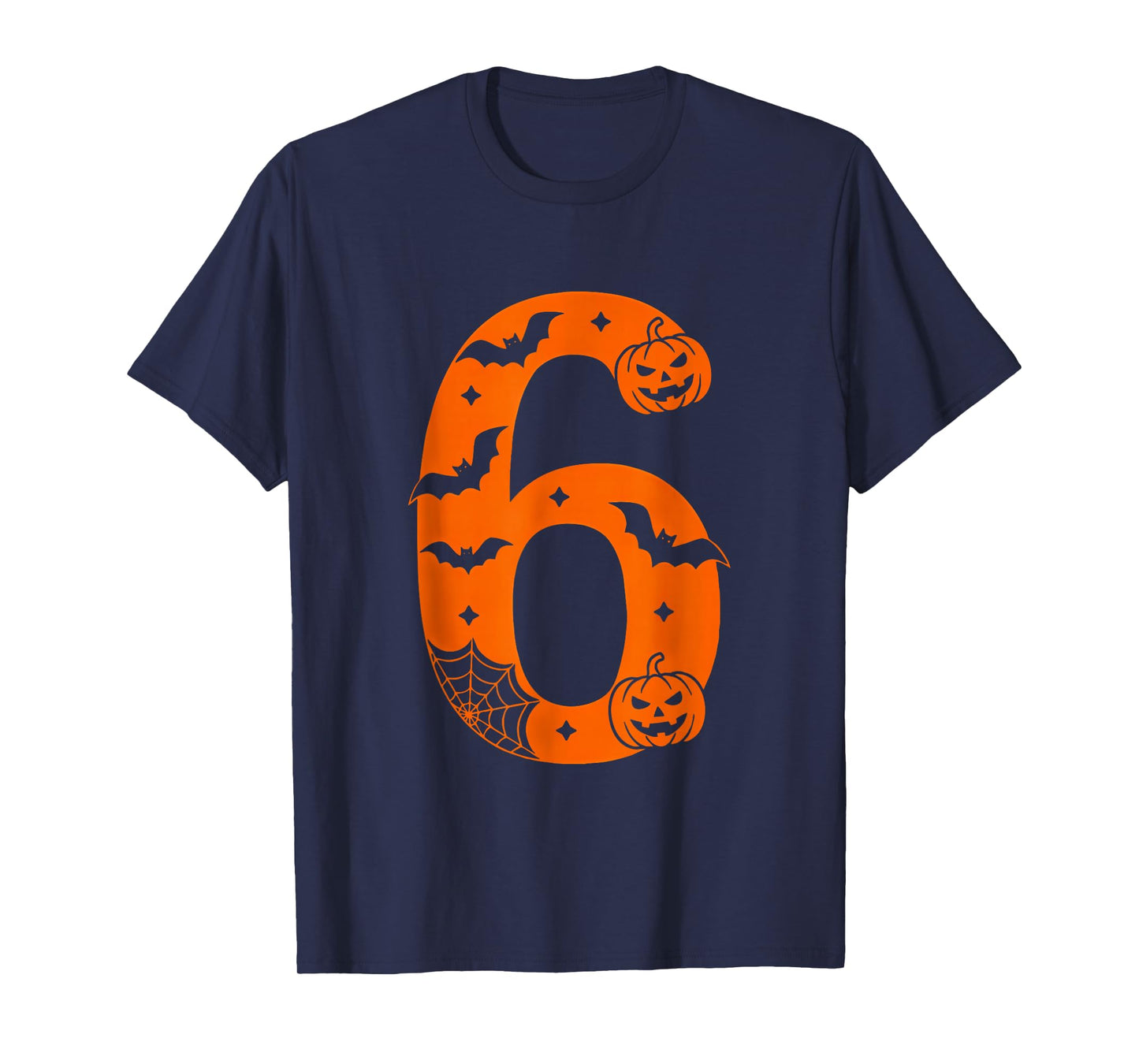 Number 6 Funny Six Seven Meme Halloween T-Shirt