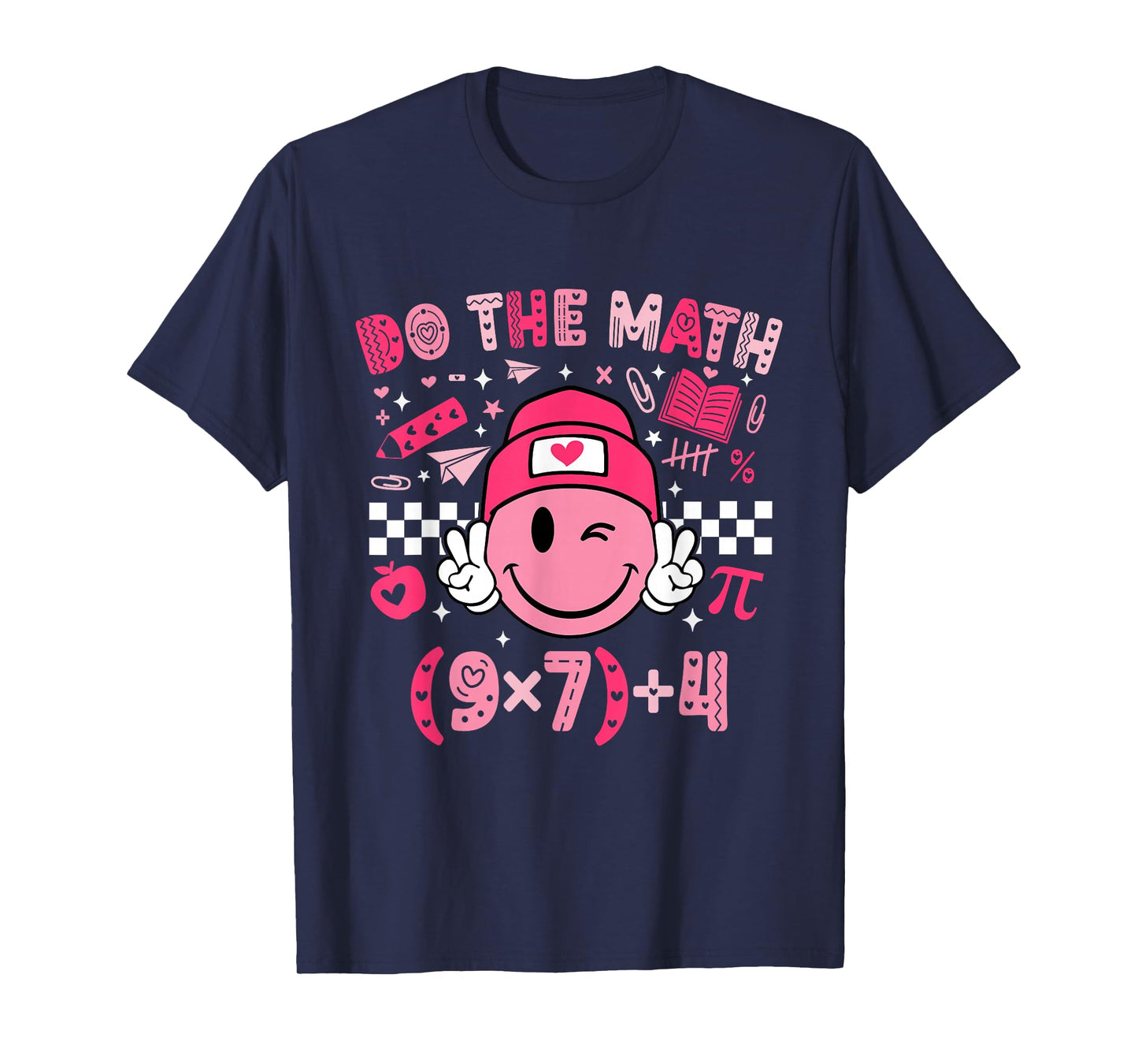 Do The Math Six Seven 76 Meme Valentine's Day Math Teacher T-Shirt