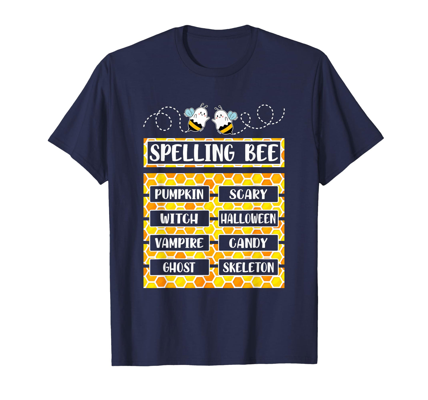 Funny Spelling Bee Pun Halloween Costumes For Teachers T-Shirt
