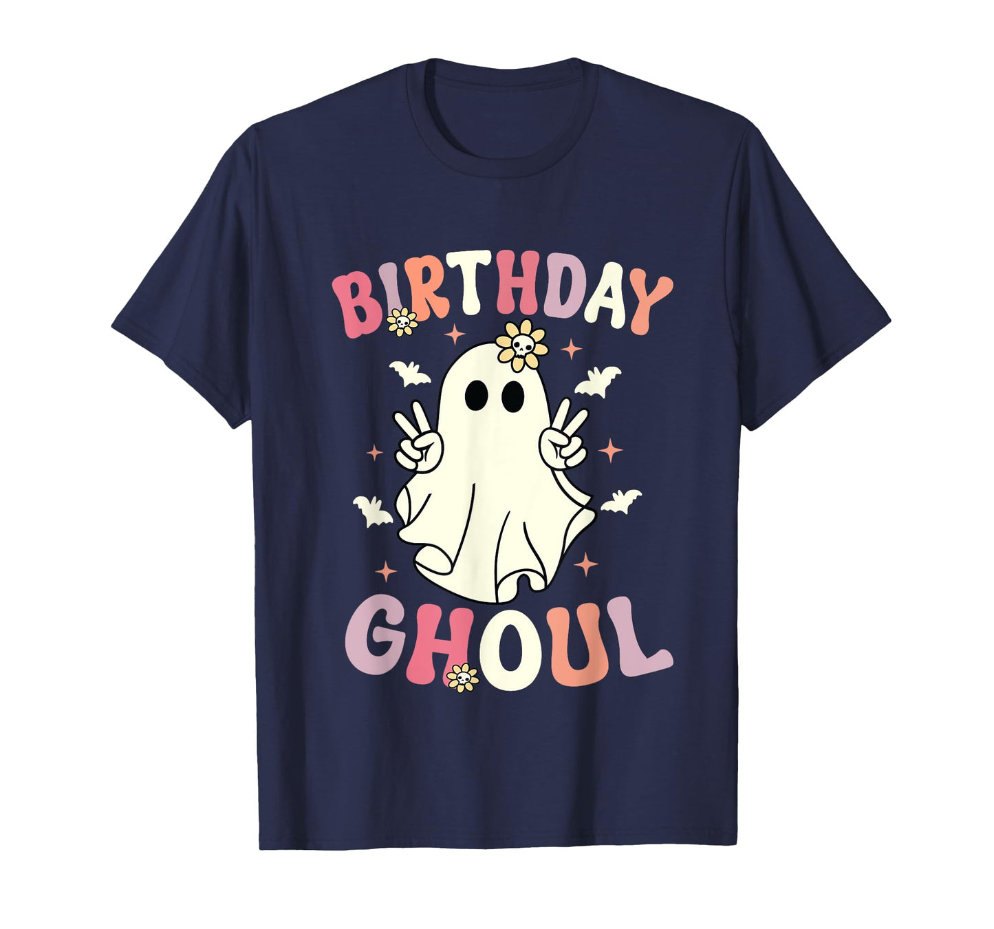Halloween Birthday Ghoul Cute Ghost Halloween Spooky T-Shirt