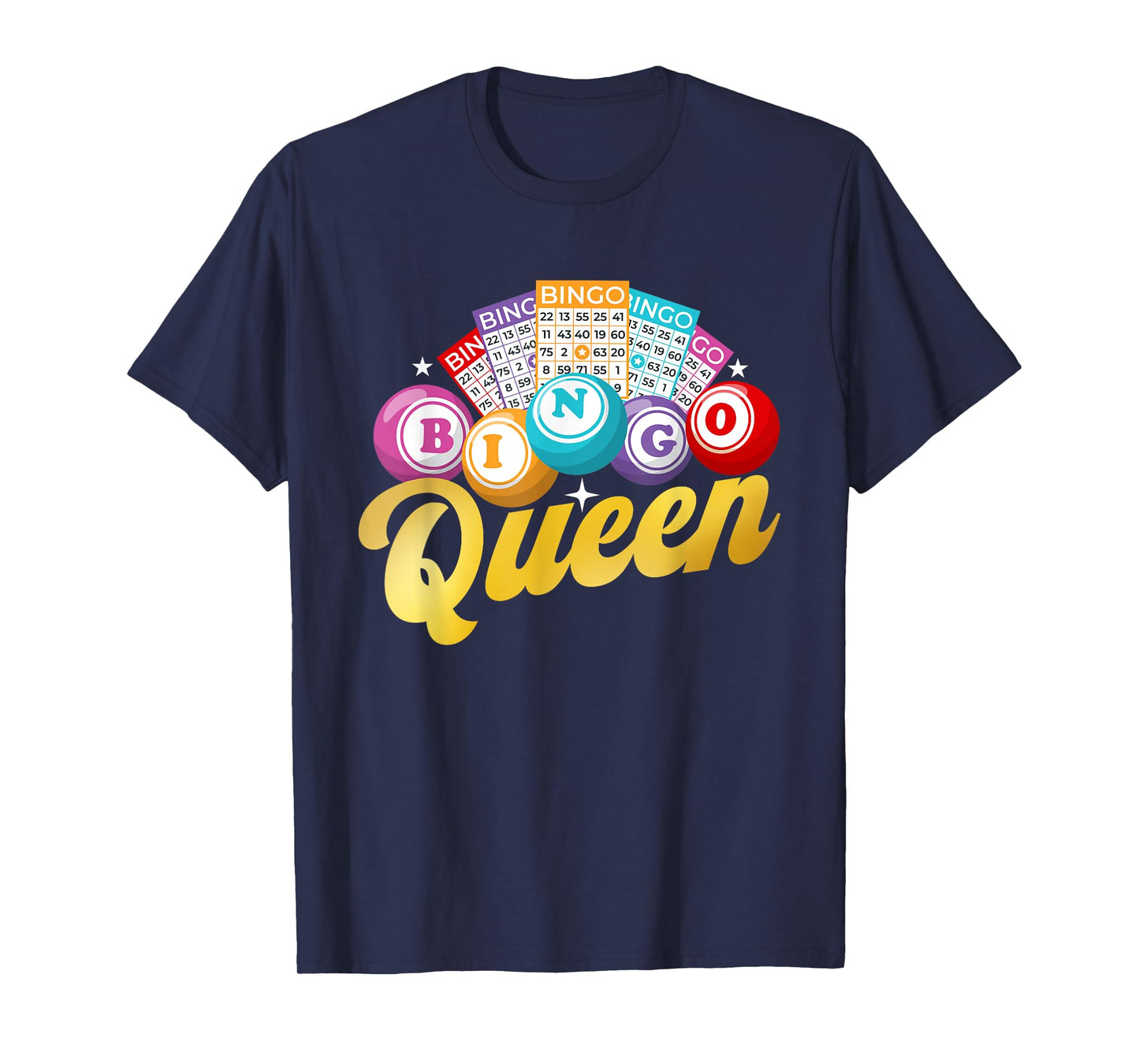 Bingo Queen - Bingo Lover Gambler Gambling T-Shirt