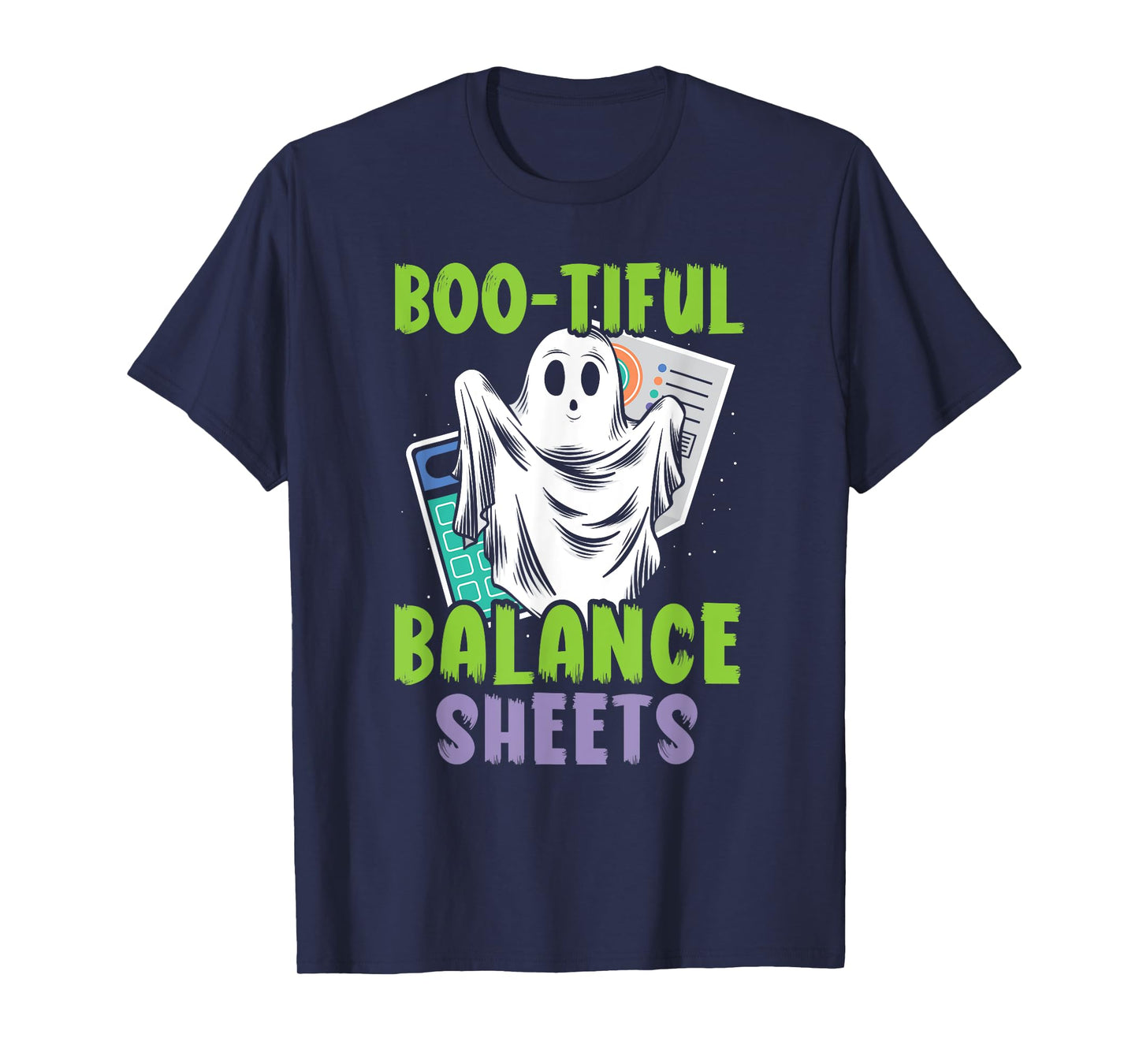 Boo-tiful Balance Sheets Scary Accountant Halloween T-Shirt