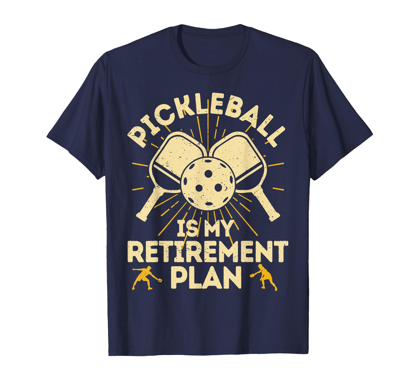 Funny Pickleball My Retirement Plan Vintage Women Player T-Shirt