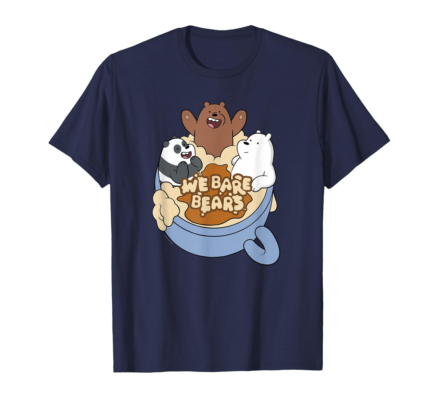 We Bare Bears Full Of Bears Cup Cute Cartoon T-Shirt