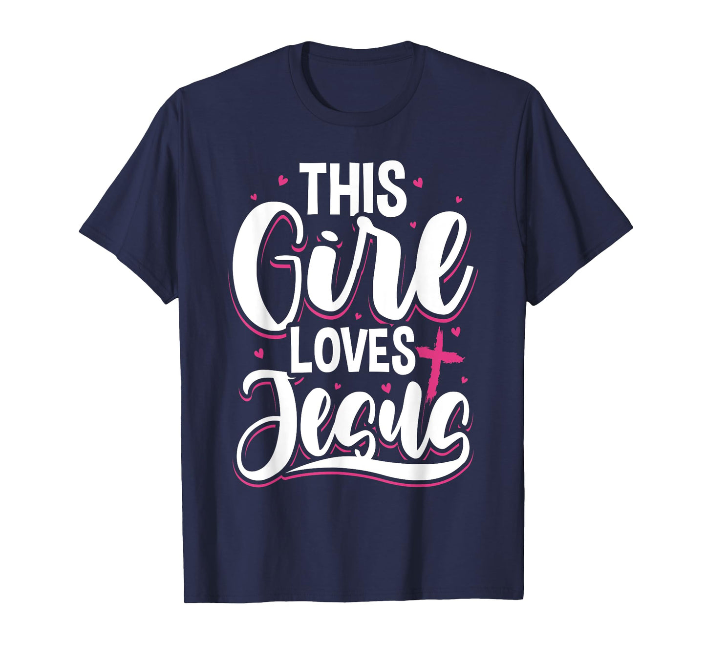 This Girl Loves Jesus For Christian Teen Kid Cool Women T-Shirt