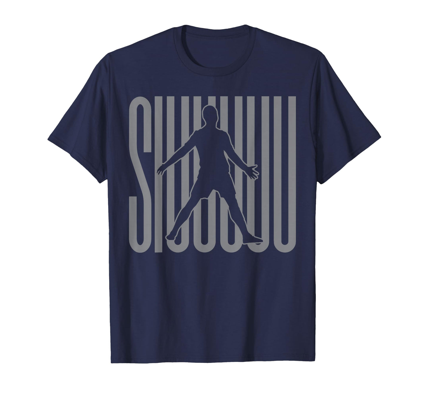 Funny Soccer Football Boys Men Women Soccer Player Siuuu T-Shirt