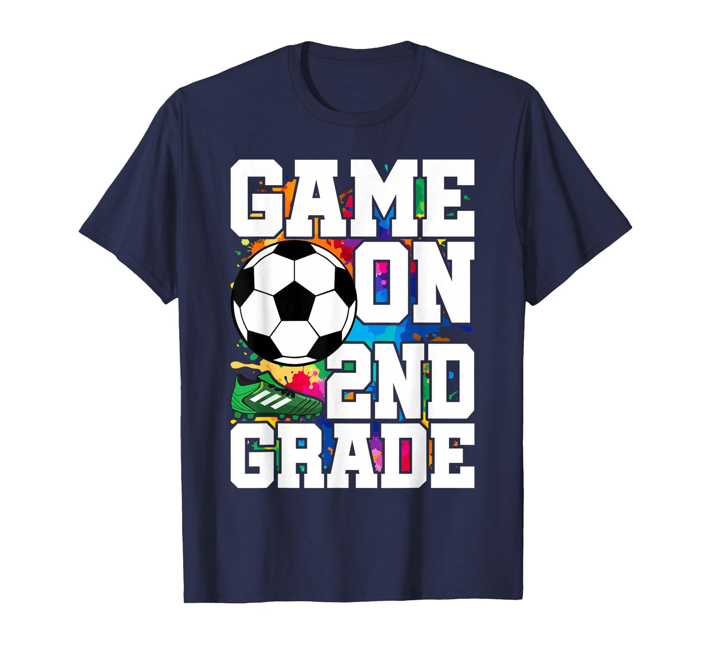 Soccer Game On 2nd Grade Back To School Cute Sports Boys T-Shirt