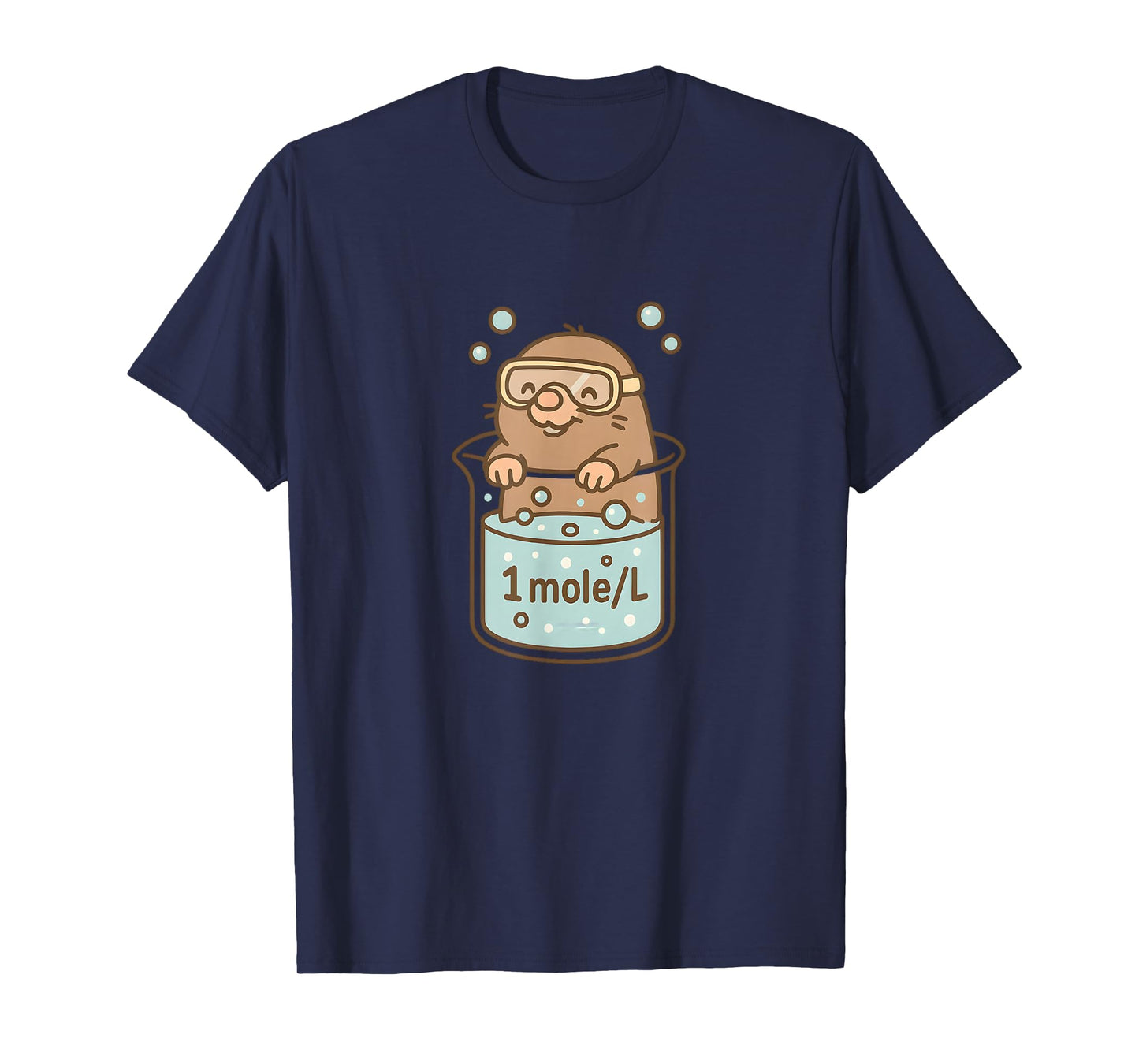 1 Mole Per Liter Funny Chemistry Humour T-Shirt