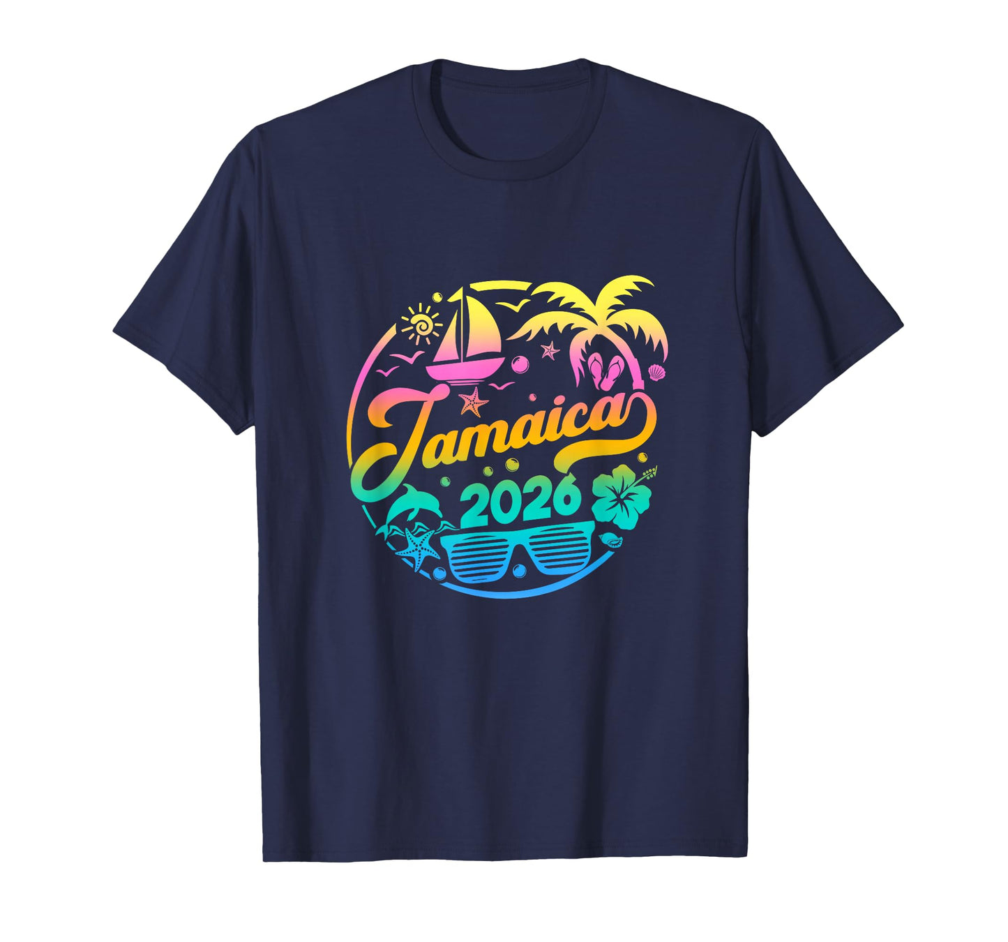 Jamaica 2026 Family Vacation Beach Matching Group T-Shirt