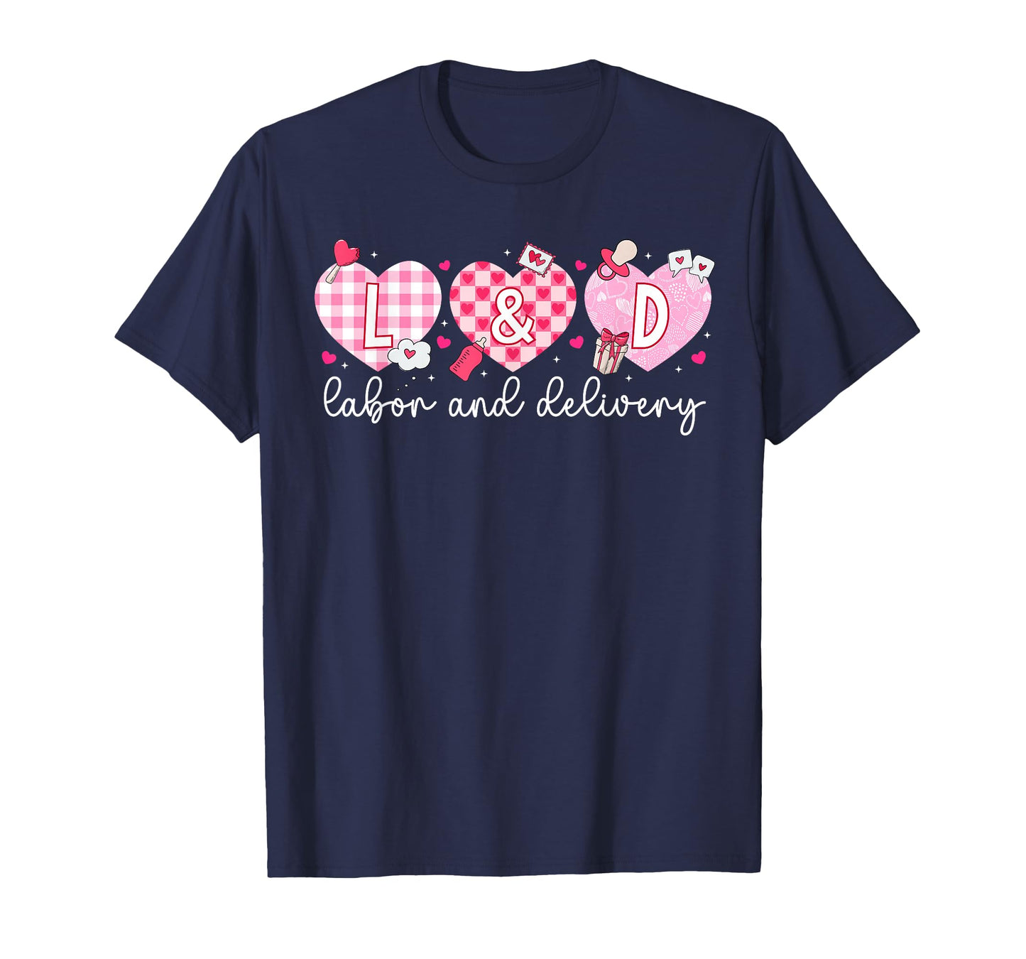 L&D Nurse Valentine Labor and Delivery Nurse Valentines Day T-Shirt