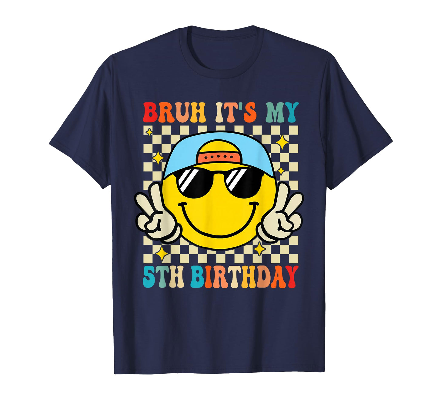 Bruh It's My 5th Birthday 5 Year Old Birthday Boys Girls T-Shirt