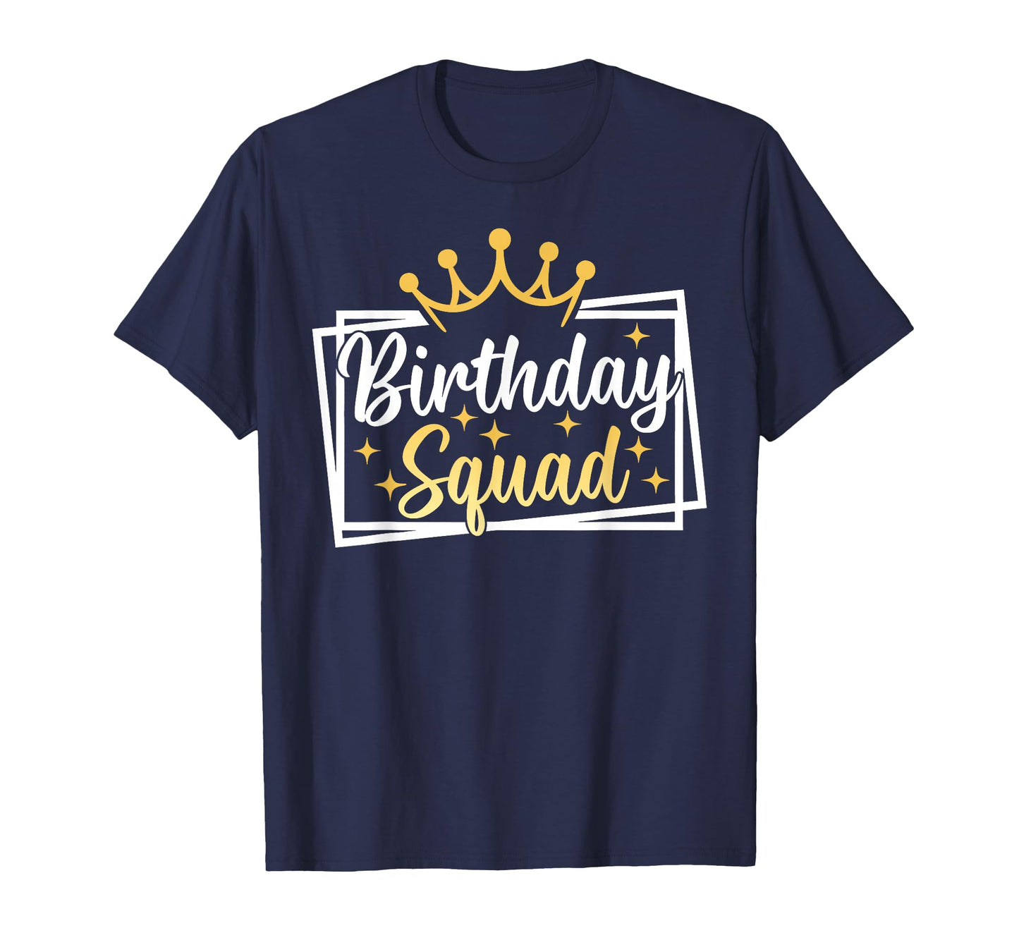 Birthday Squad Party Matching Family Group Funny Birth Team T-Shirt