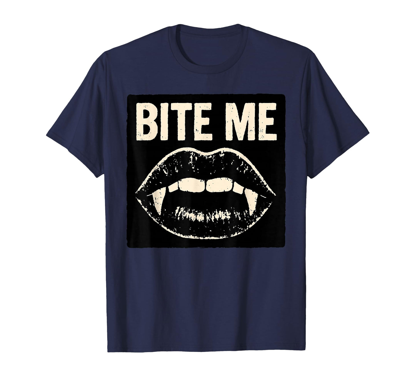 Bite Me Vampire Lips Gothic Halloween Emo Edgy T-Shirt