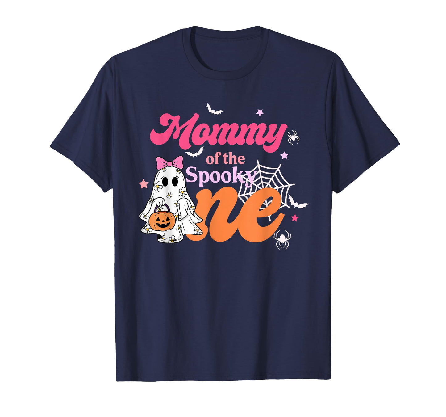Mommy of The Spooky One 1st Birthday Girl Halloween Family T-Shirt
