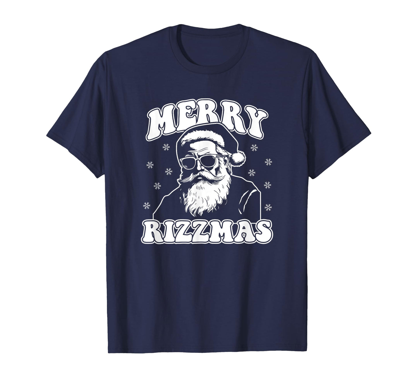 Merry Rizzmas Funny Christmas Rizz Santa Claus Rizzler T-Shirt