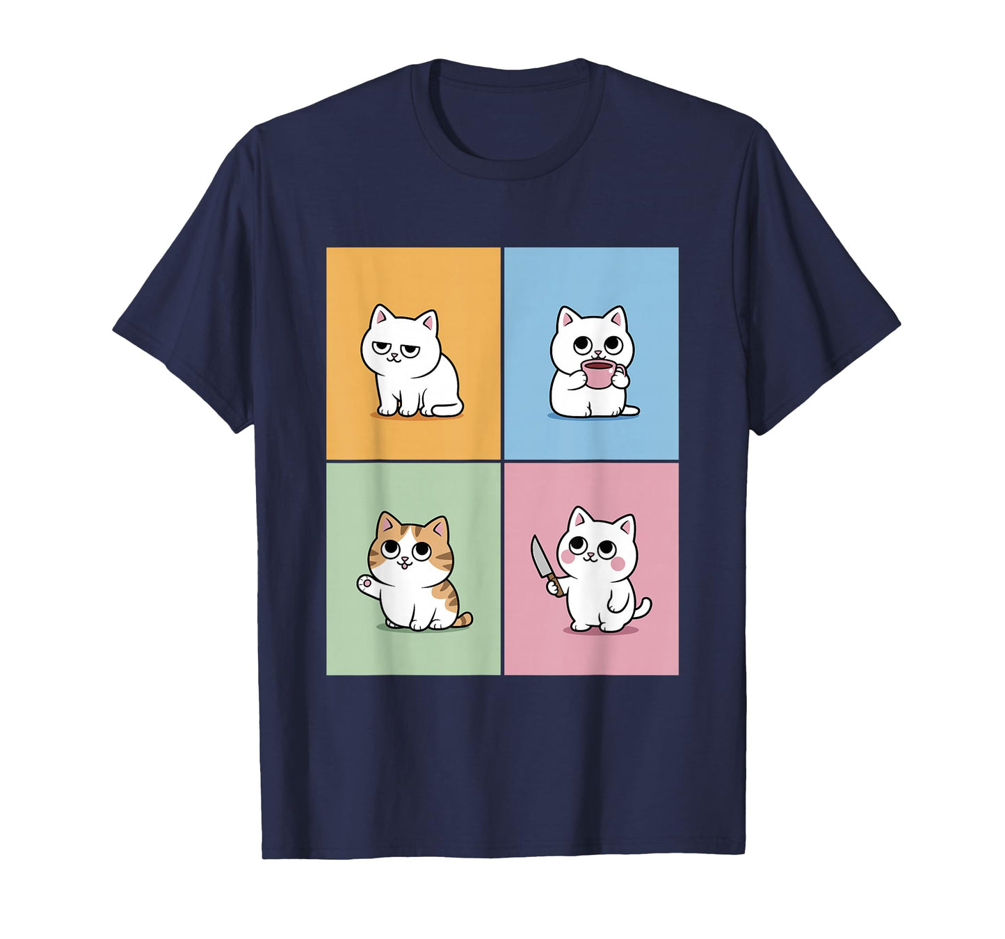 Cute Cartoon Cats T-Shirt