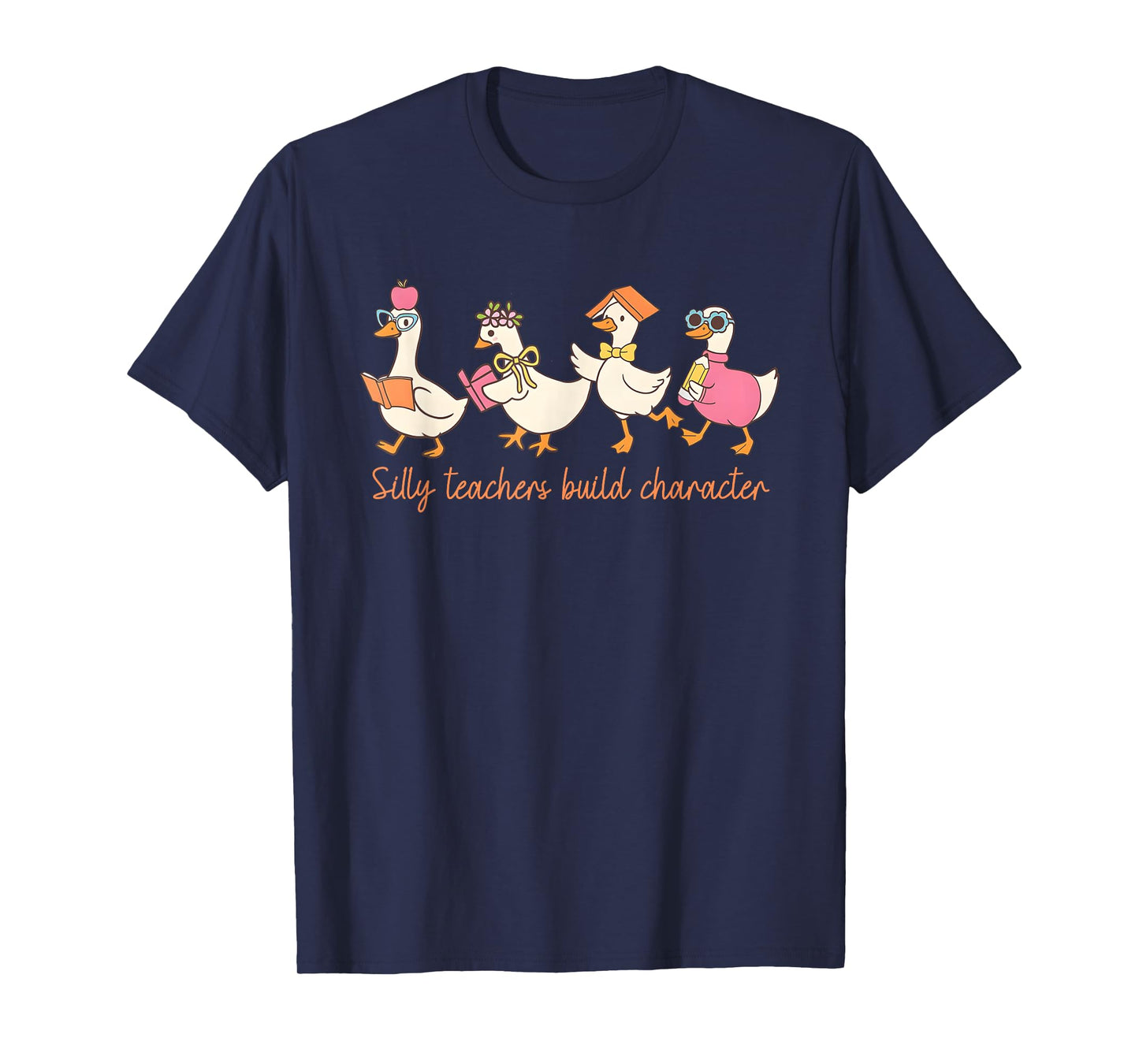 Silly Teacher Goose Appreciation Teachers Day Funny Meme T-Shirt