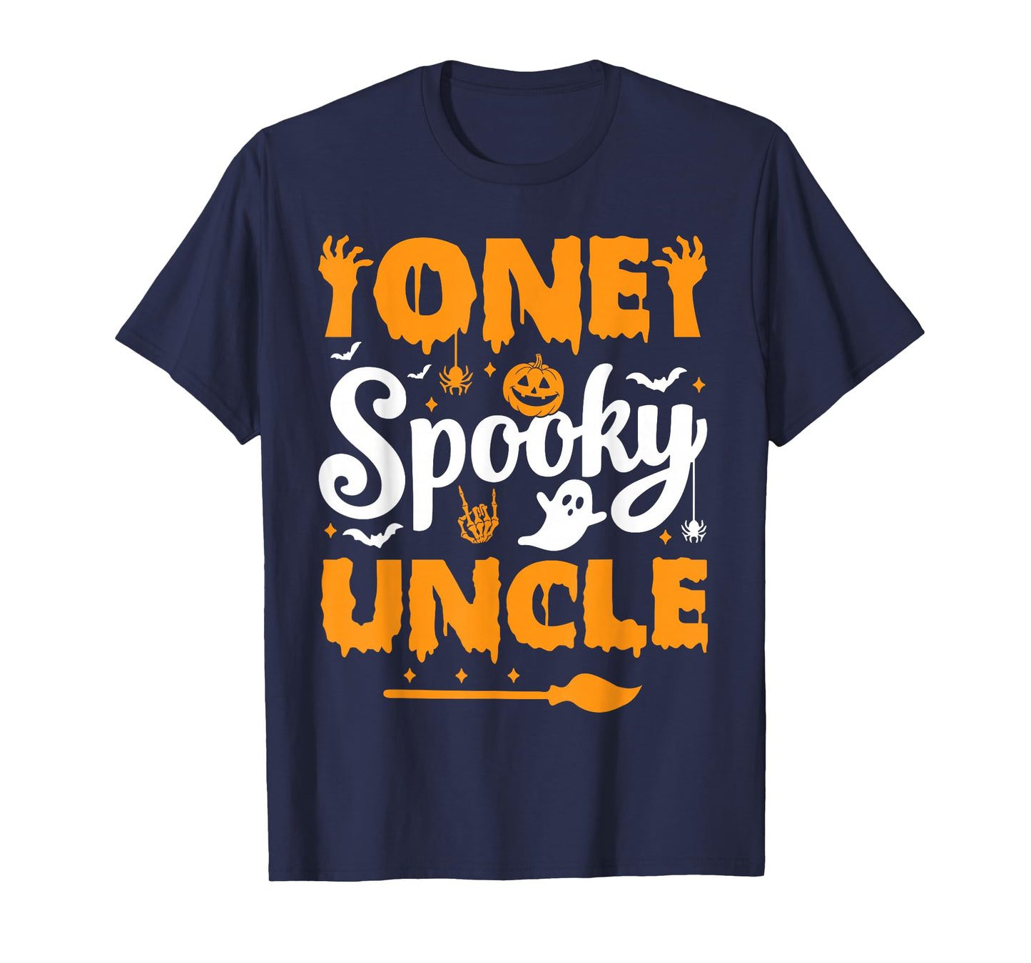 One Spooky Uncle Matching Family Halloween Costumes T-Shirt