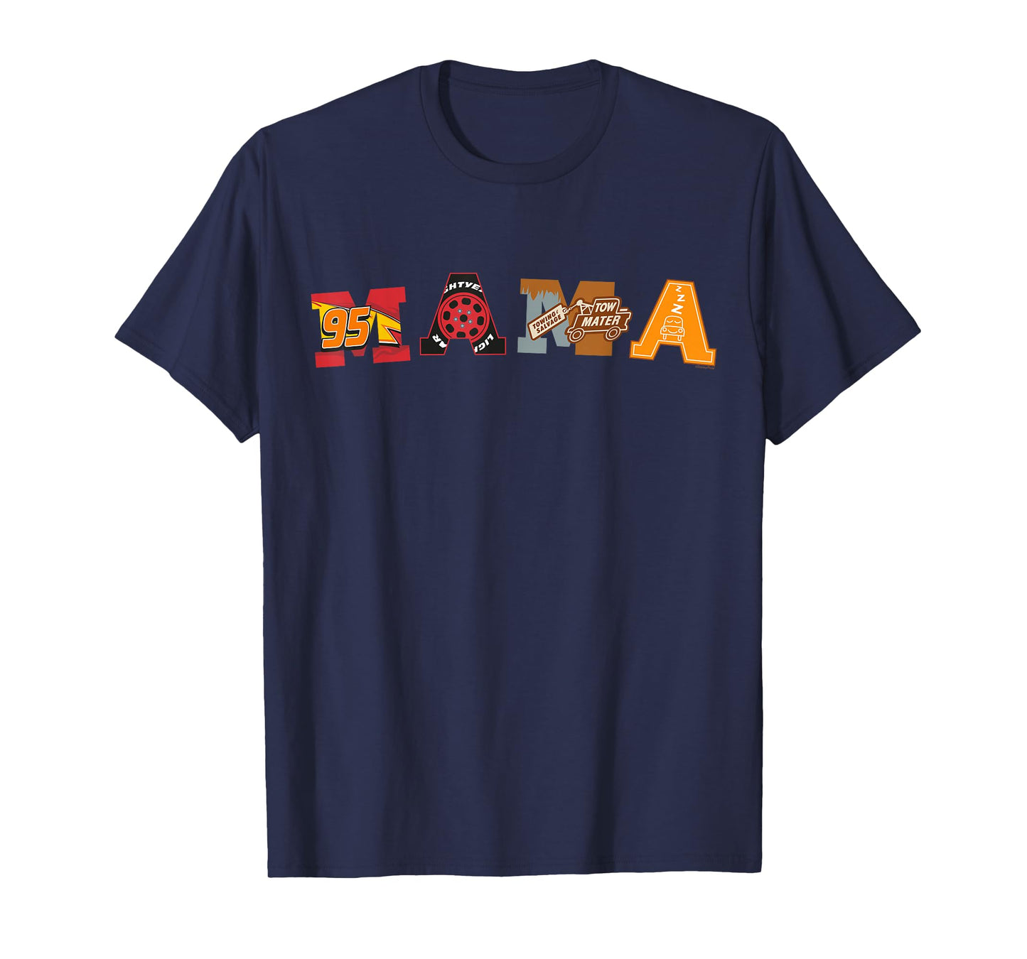 Disney and Pixar's Cars Mama Mother's Day Birthday Gift T-Shirt