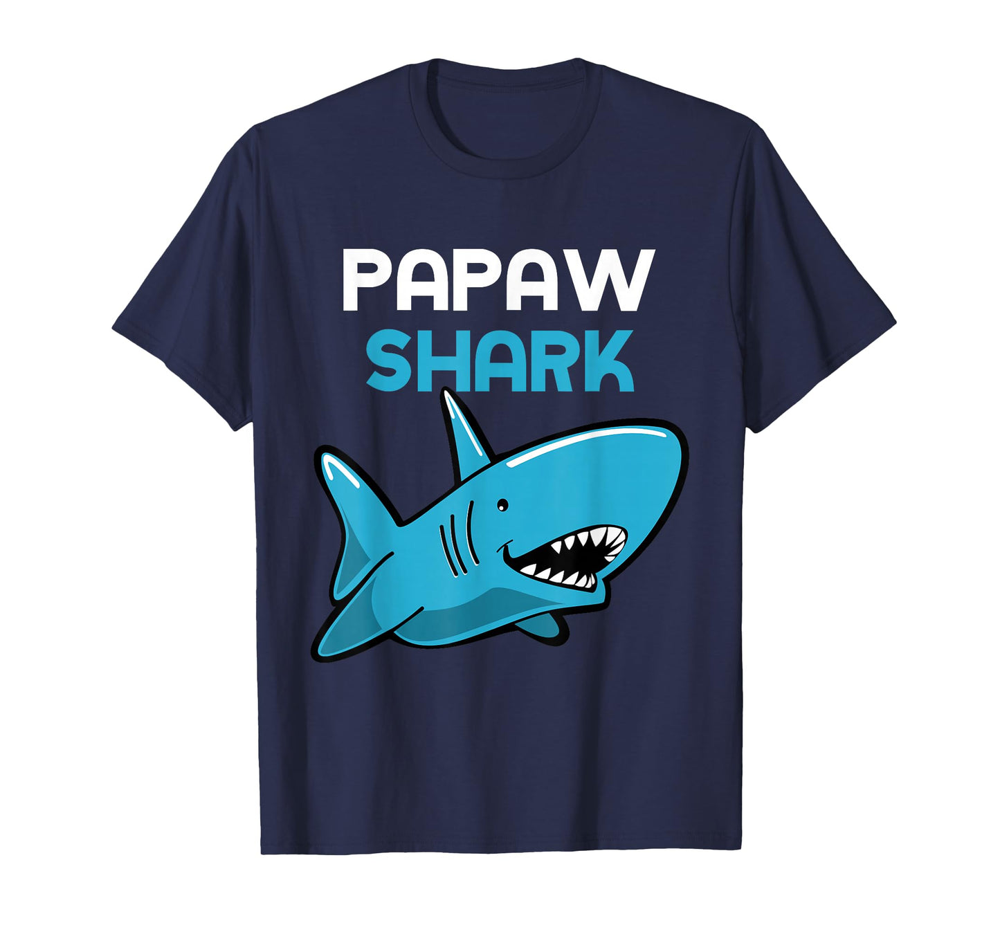 Papaw Shark Cool Funny Family T-Shirt