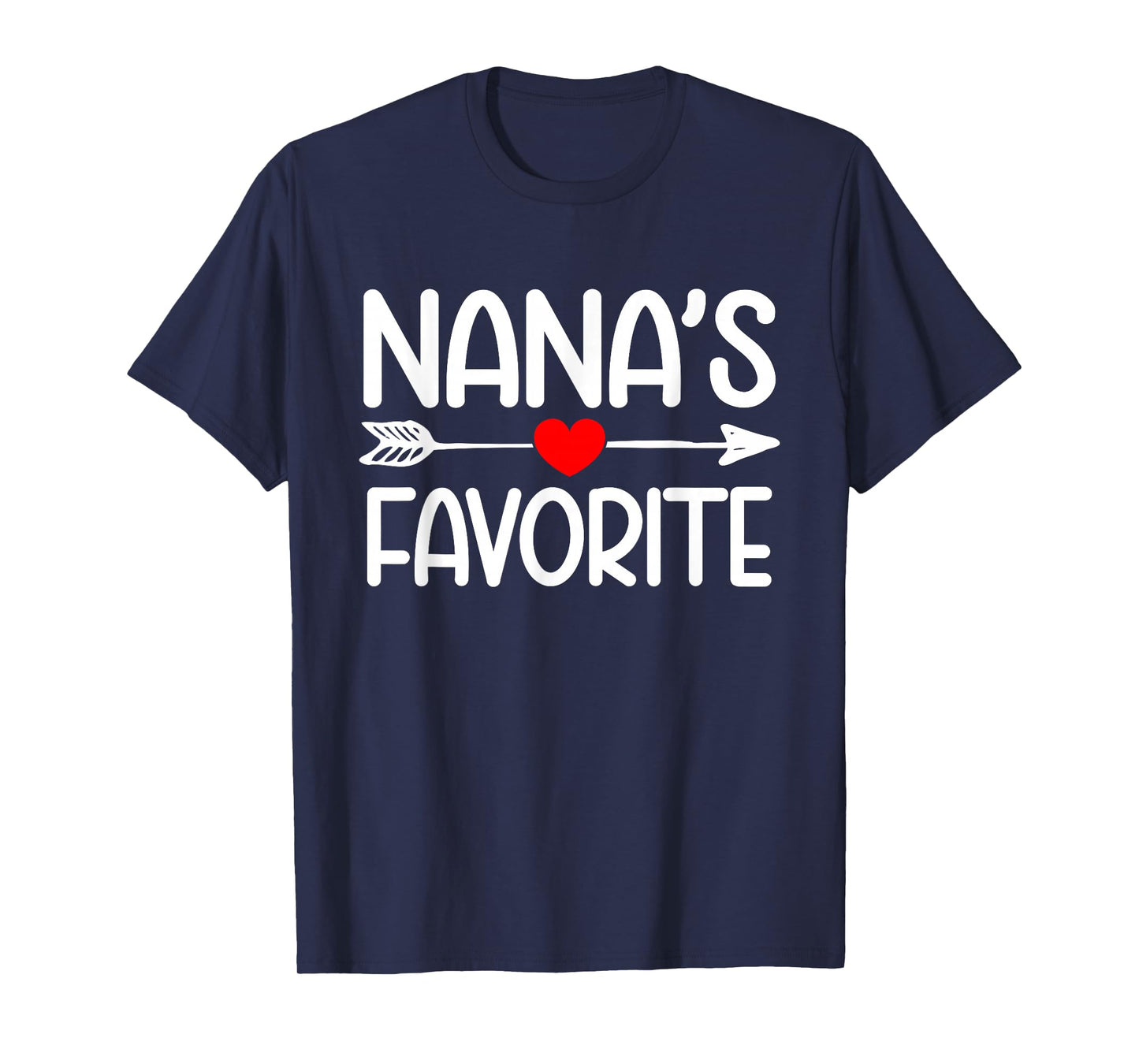 Nana's Favorite Grandchild Baby Grandson Granddaughter T-Shirt