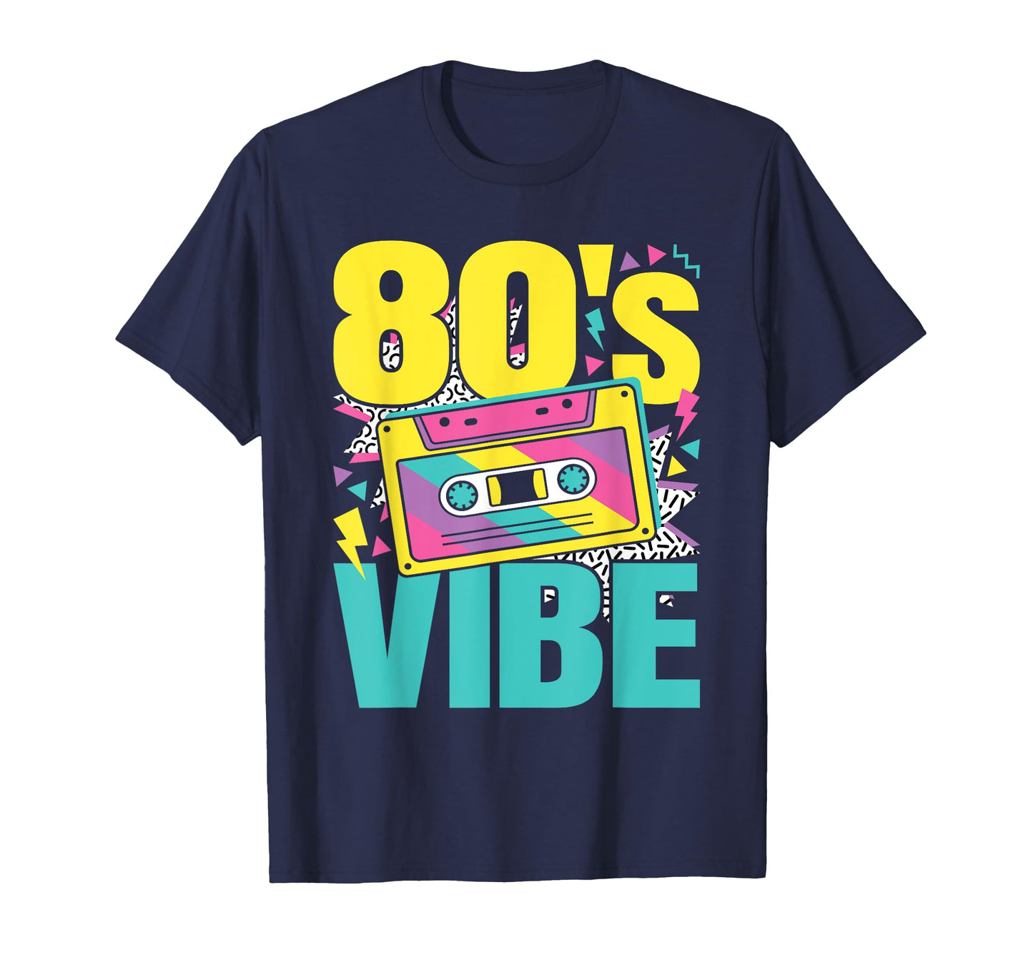 Funny 80's Vibe 80s Outfit Retro Party Men Women Kids T-Shirt