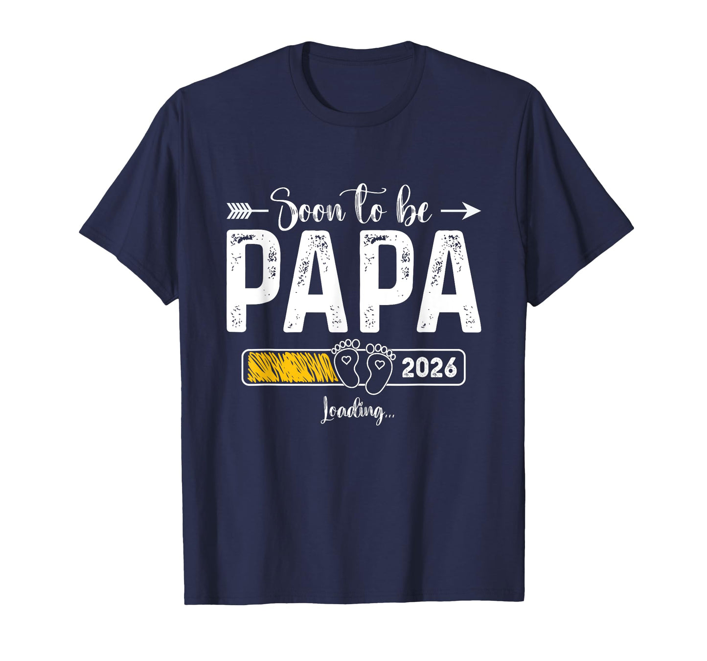 Soon To be Papa 2026 Papa Est 2026 Loading Promoted to Papa T-Shirt