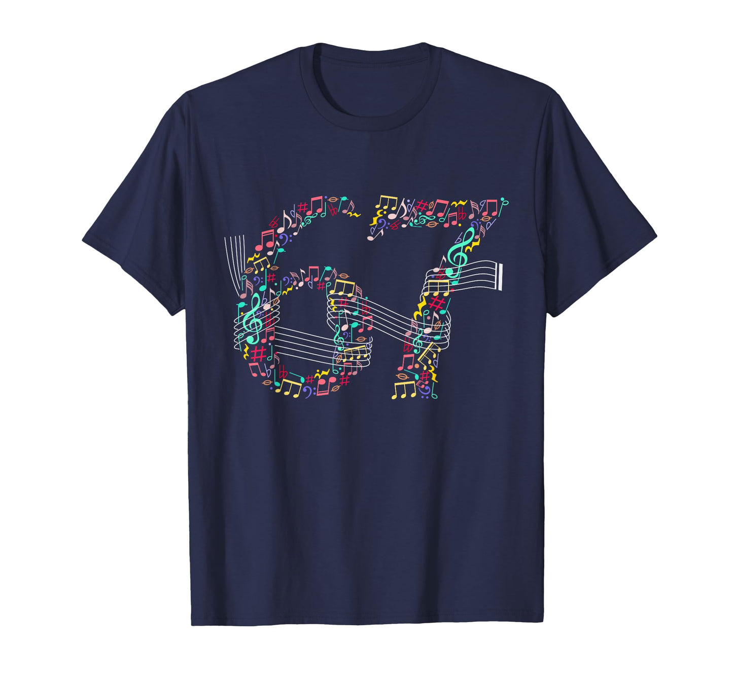 Funny 6 7 Music Meme for Musicians 67 Music Teacher T-Shirt