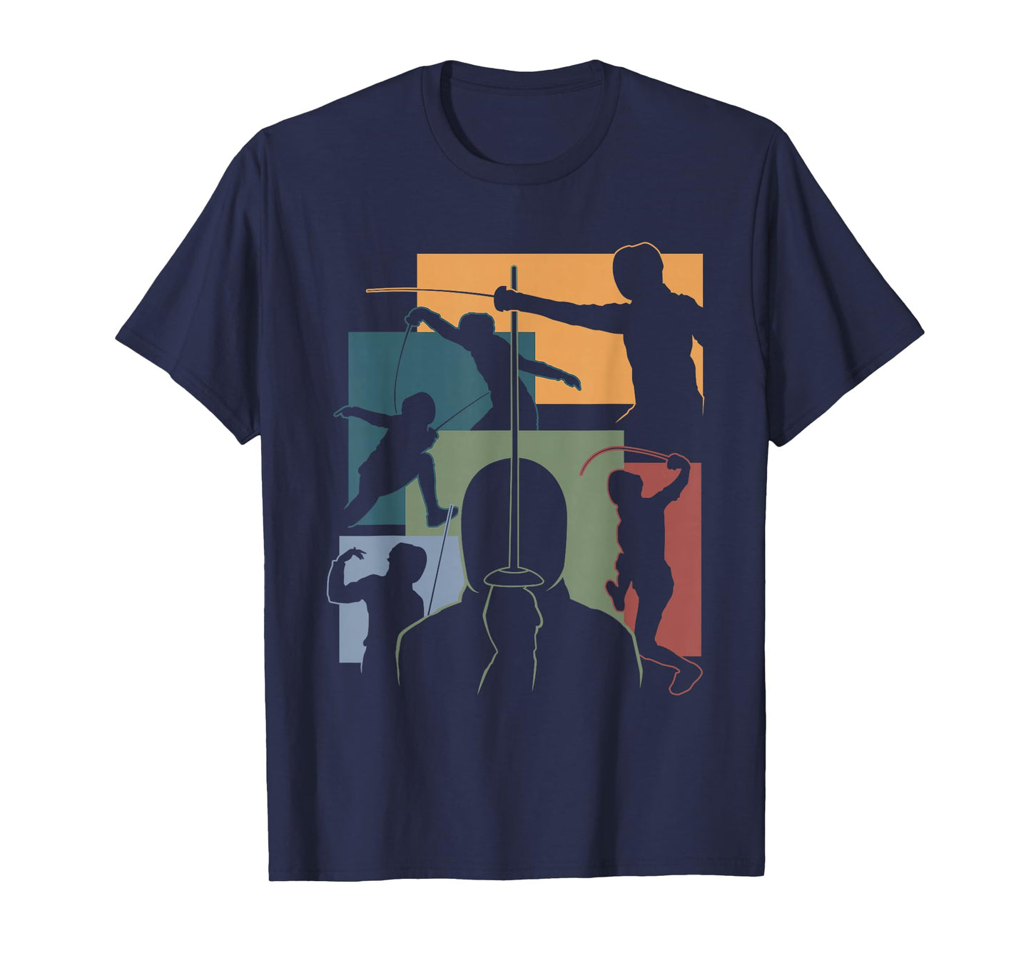 Funny Fencing Cool Fencer Swordfighter Swordfighting Outfit T-Shirt