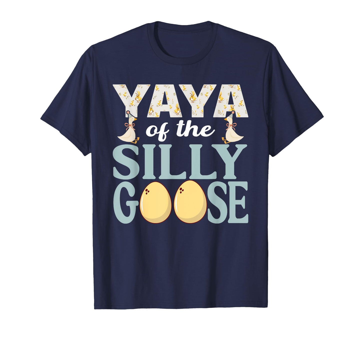 Yaya Goose On The Loose Funny Birthday Matching Family T-Shirt
