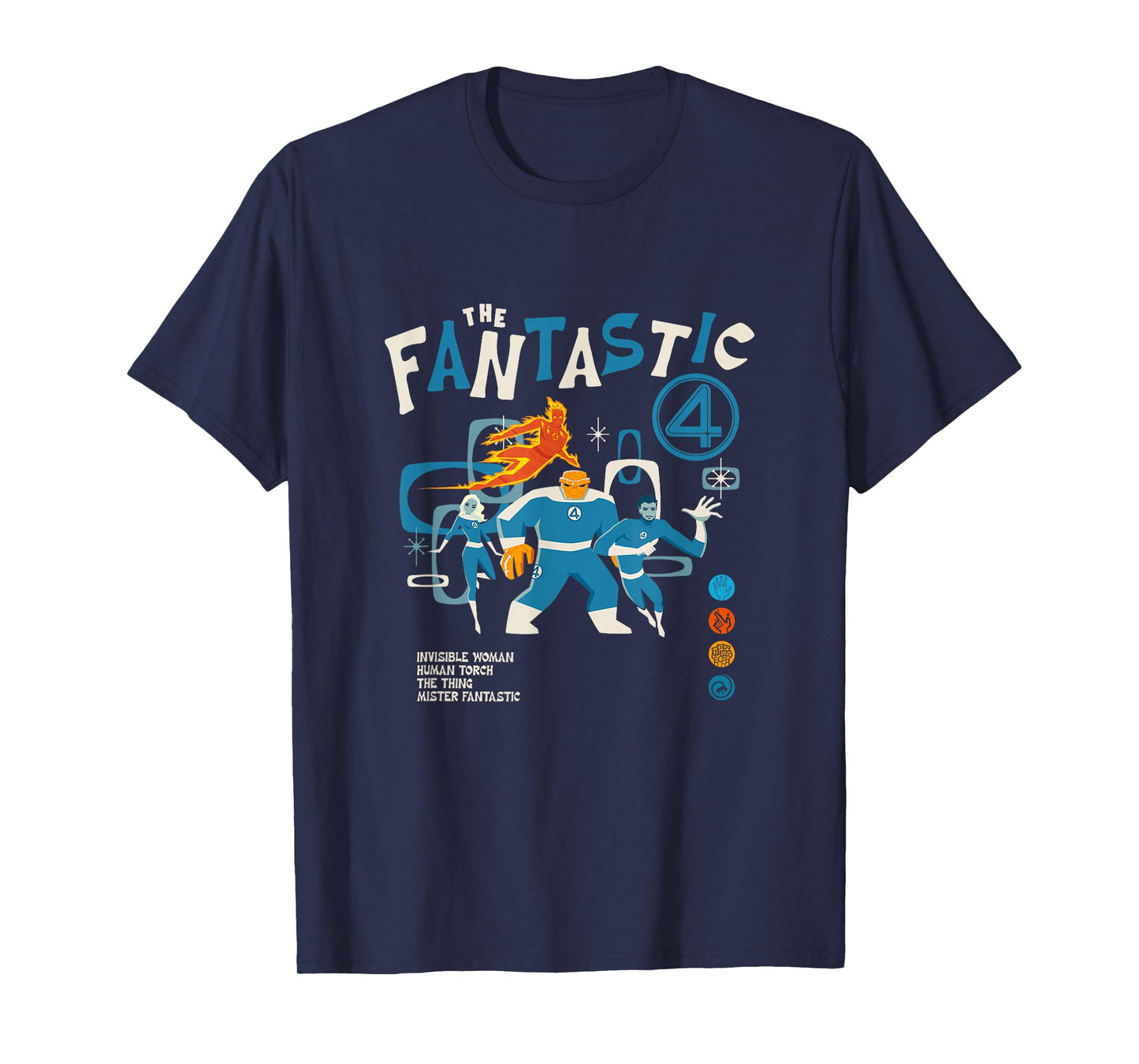Marvel The Fantastic Four: First Steps Vintage Super Heroes T-Shirt
