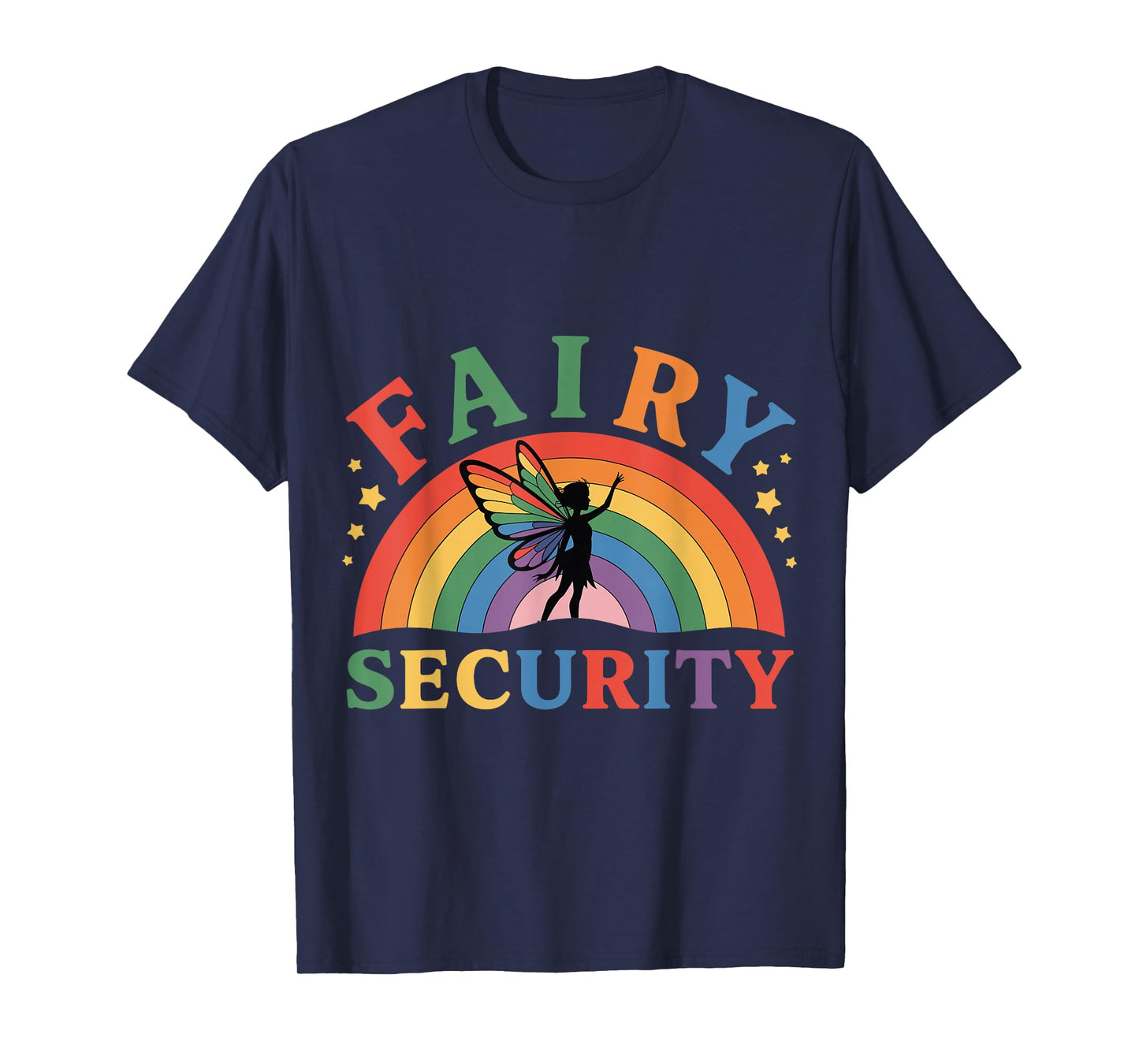 Fairy Security Birthday Halloween Rainbow Cosplay Kids Boys T-Shirt