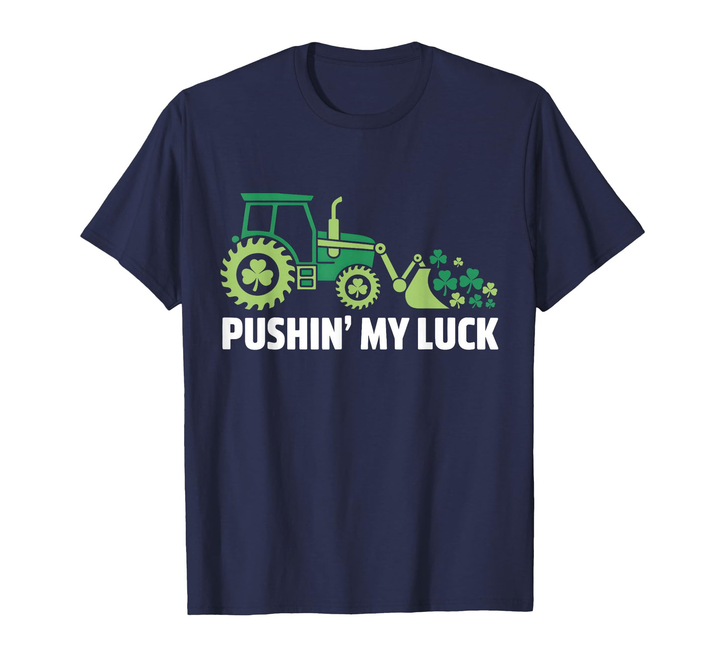 Pushing My Luck Tractor Truck St Patricks Day Toddler Boys T-Shirt