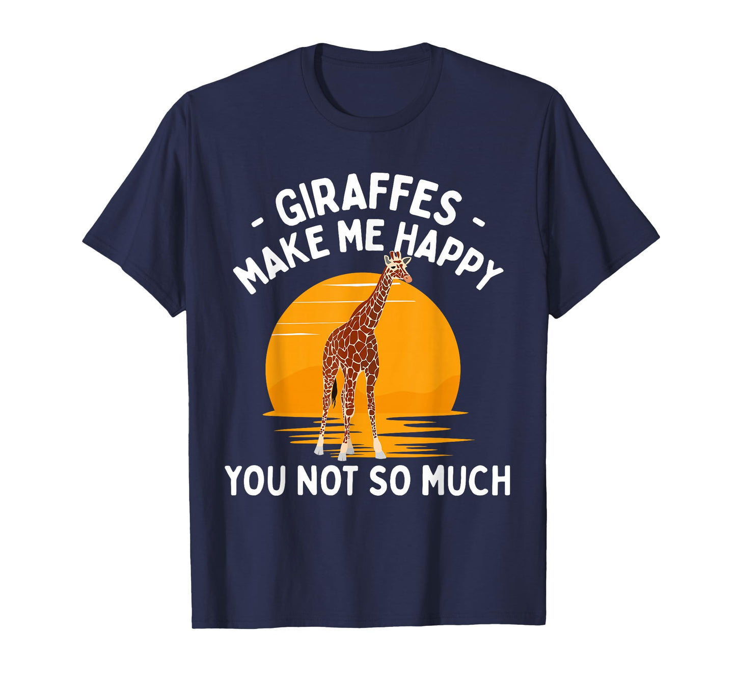 Funny Giraffe Shirt for Men Women Adult Giraffe Lover T-Shirt