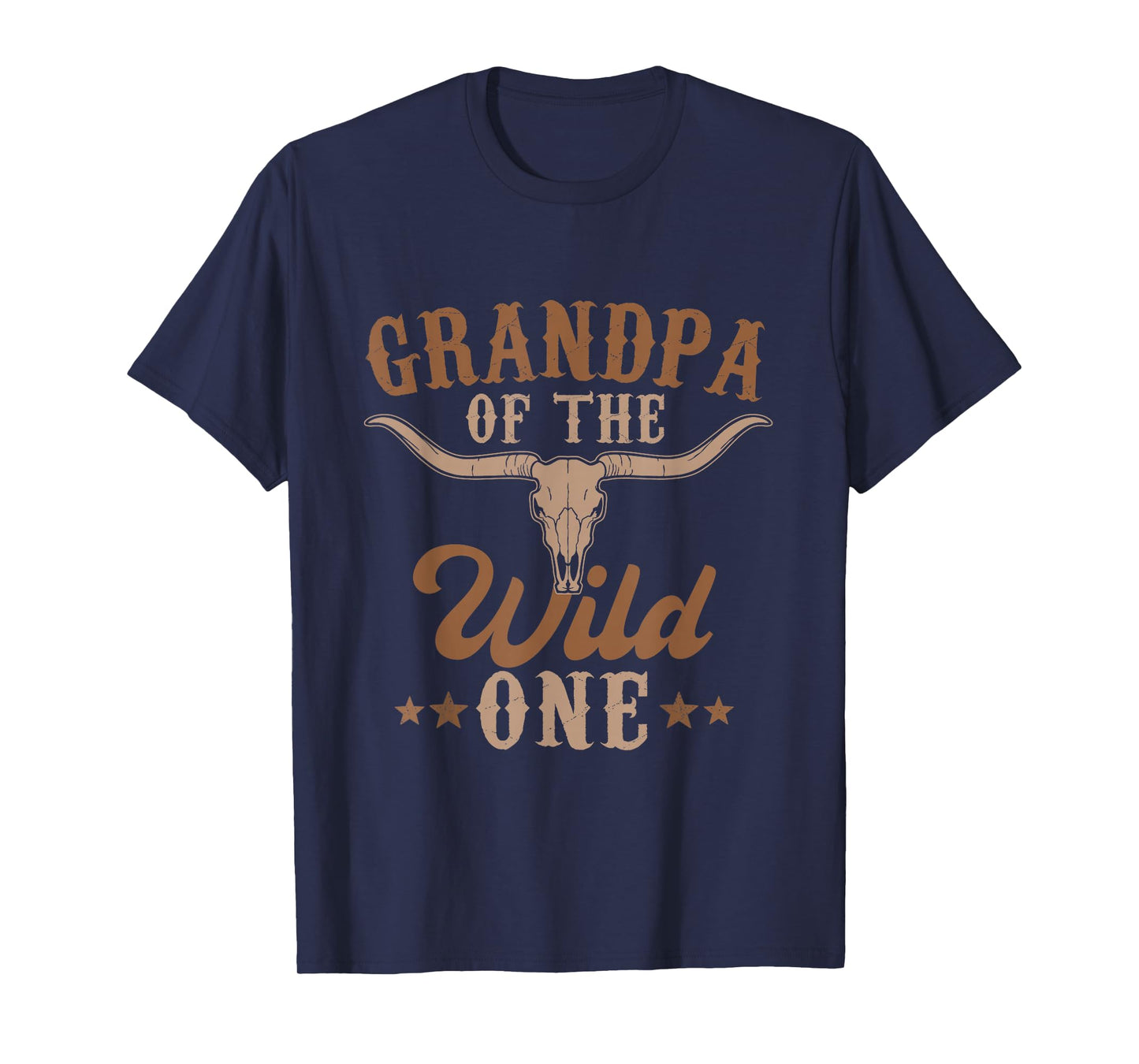 Grandpa Of The Wild One Cowboy Western Rodeo Party Matching T-Shirt