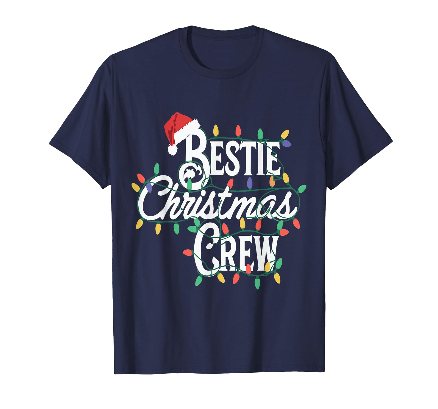 Bestie Christmas Crew Funny Best Friend matching friends T-Shirt