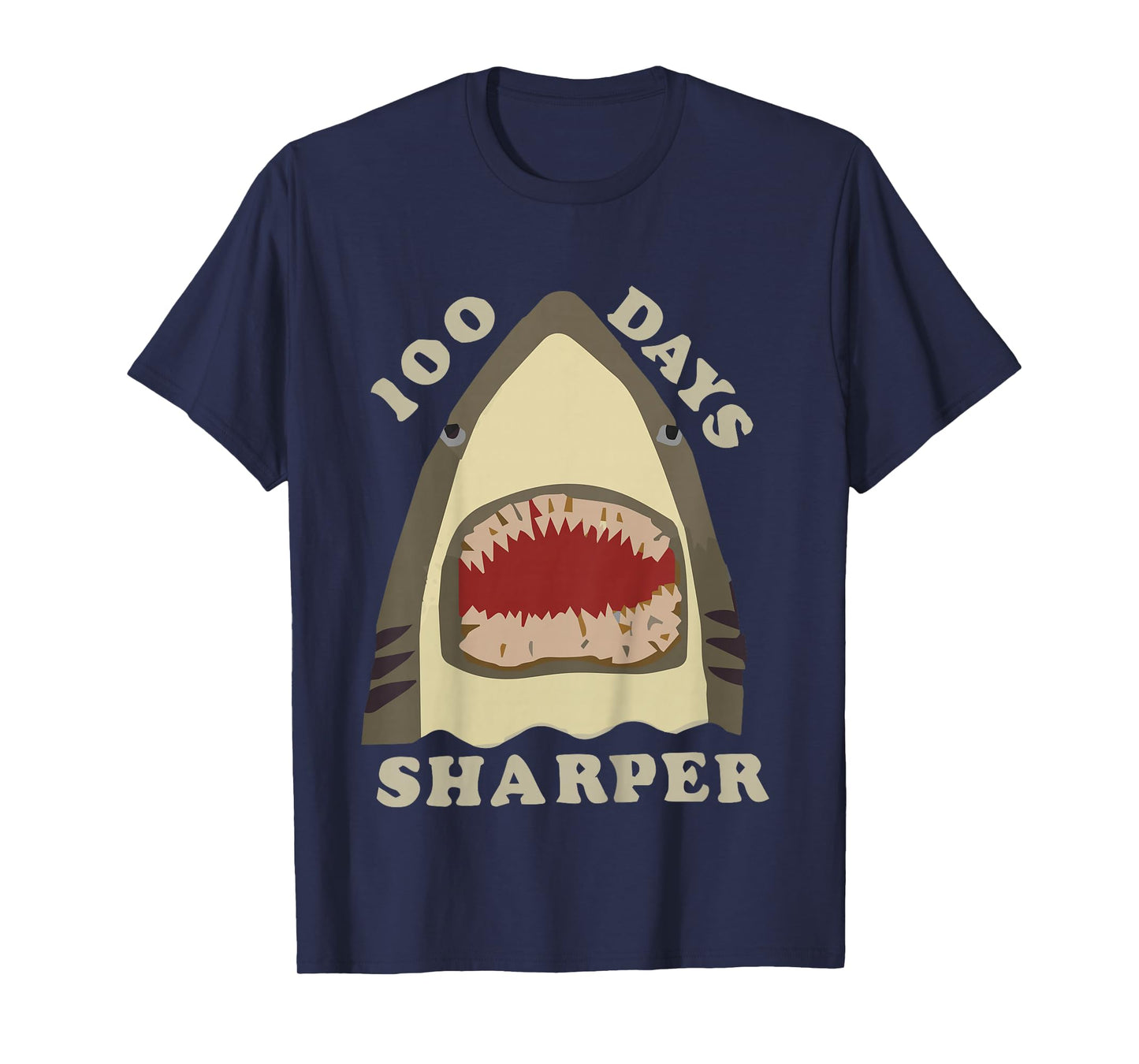 Kids 100 Days Sharper Shark T-Shirt