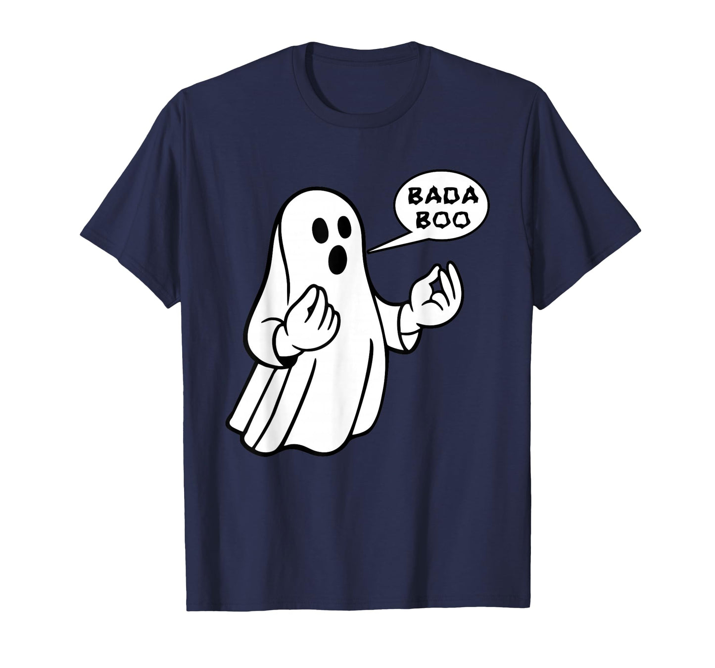 Bada Boo Italian Ghost Funny Halloween T-Shirt