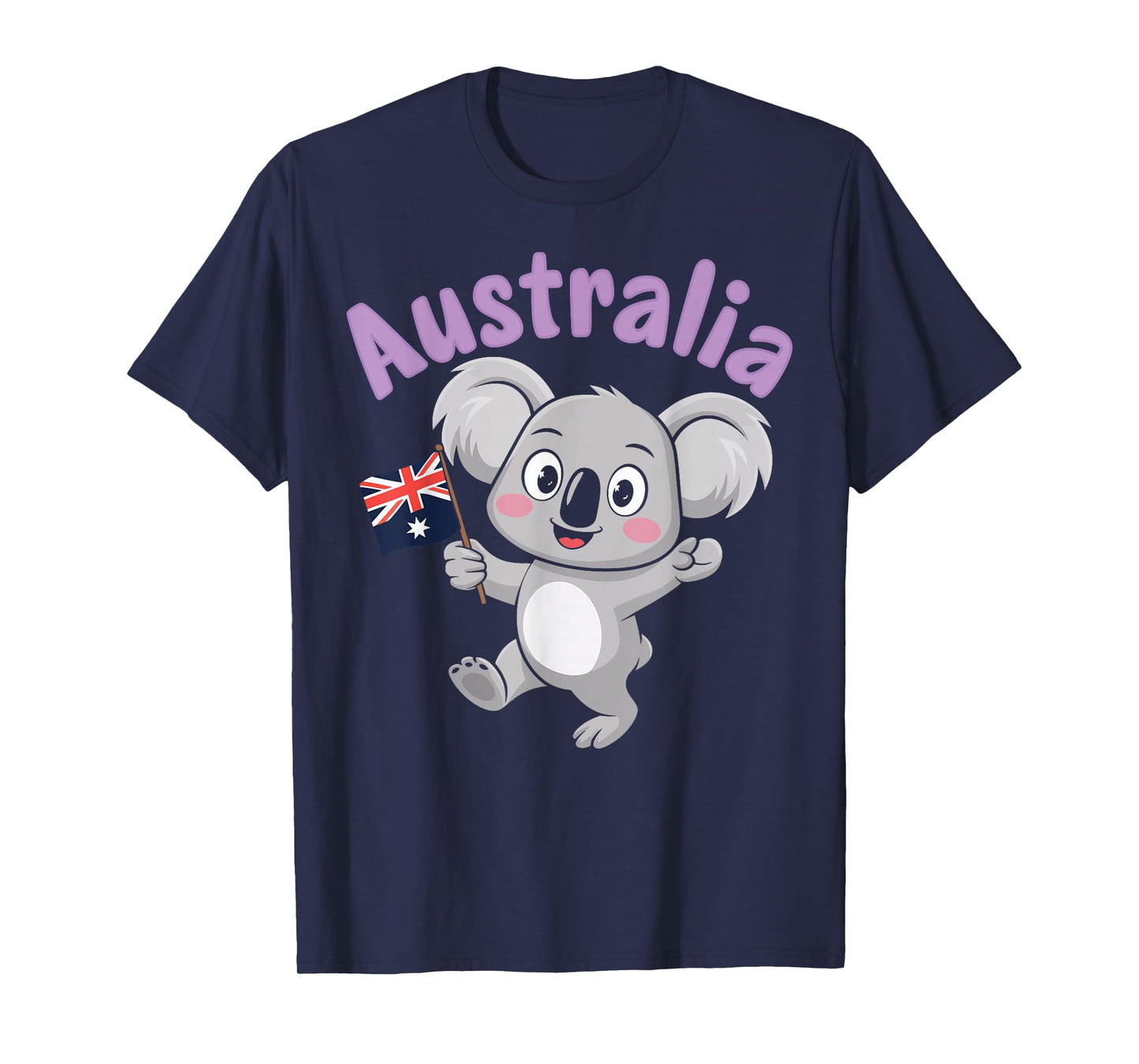 Australia Day Toddler Funny Koala Australian Flag T-Shirt