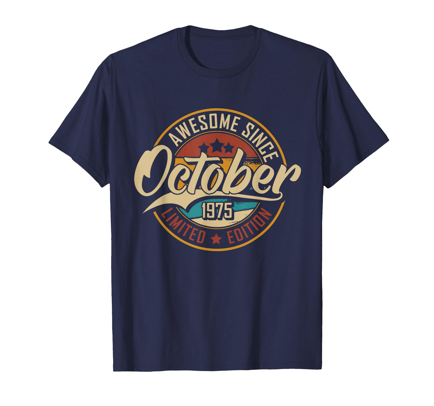 Awesome Since October 1975 | 50 Years Old | 50th Birthday T-Shirt
