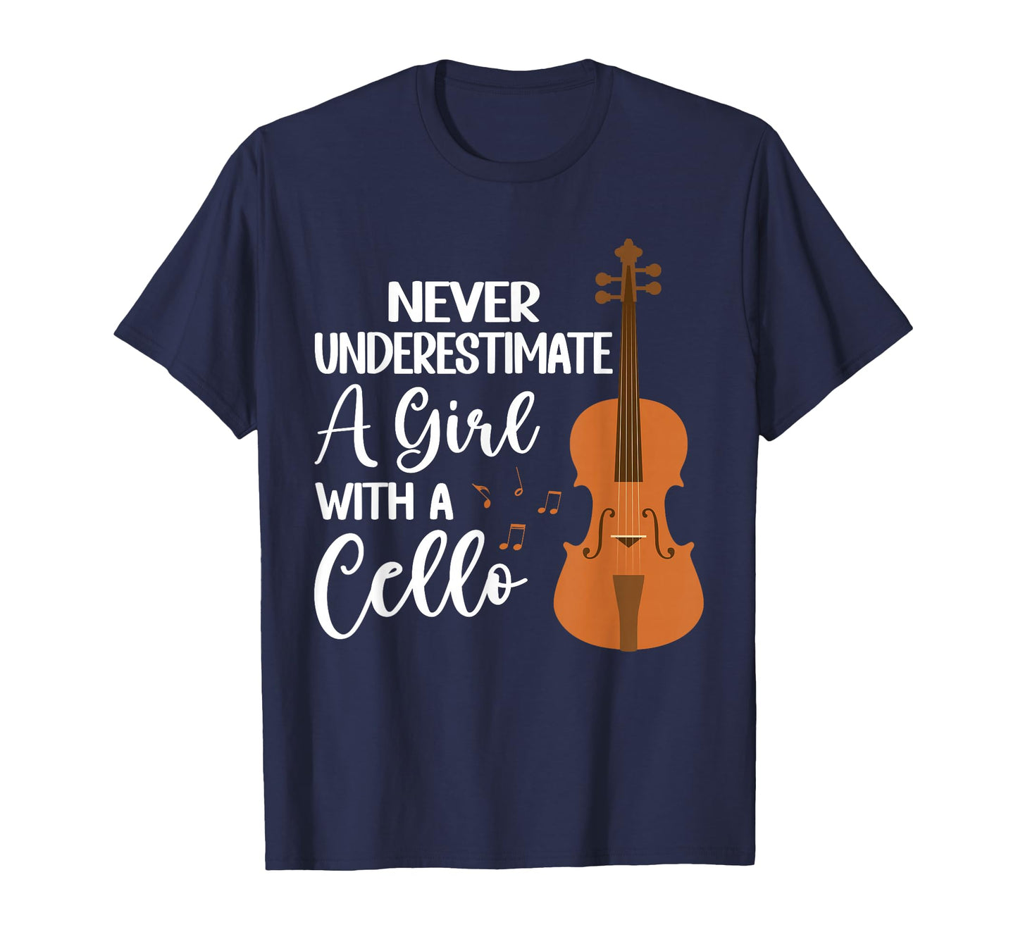 Funny Cello Art For Girls Women Kids Youth Cello Players T-Shirt