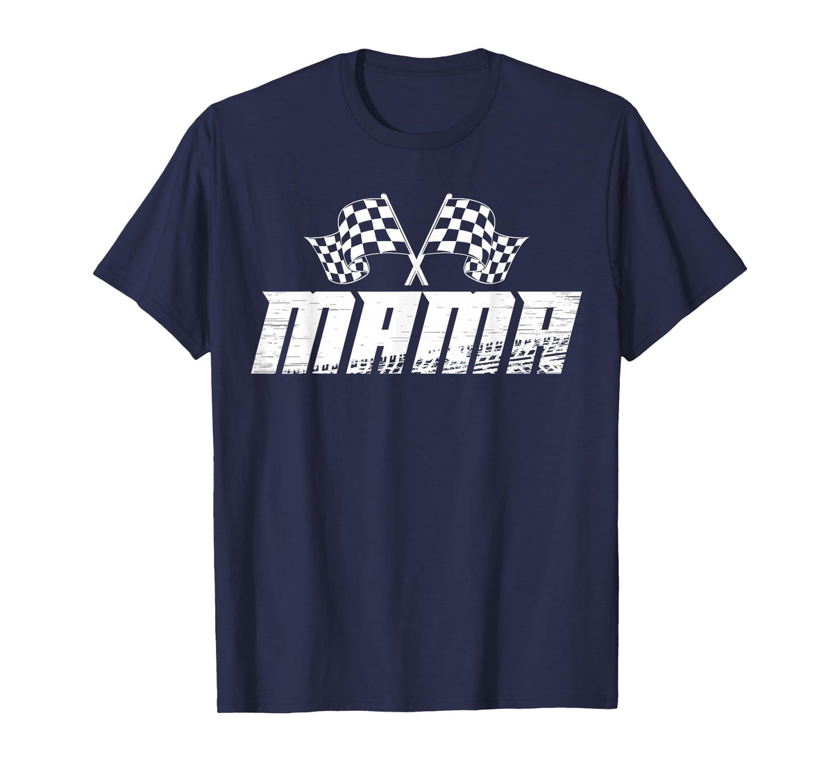 Mama Pit Crew Family Racing Birthday Race Car T-Shirt