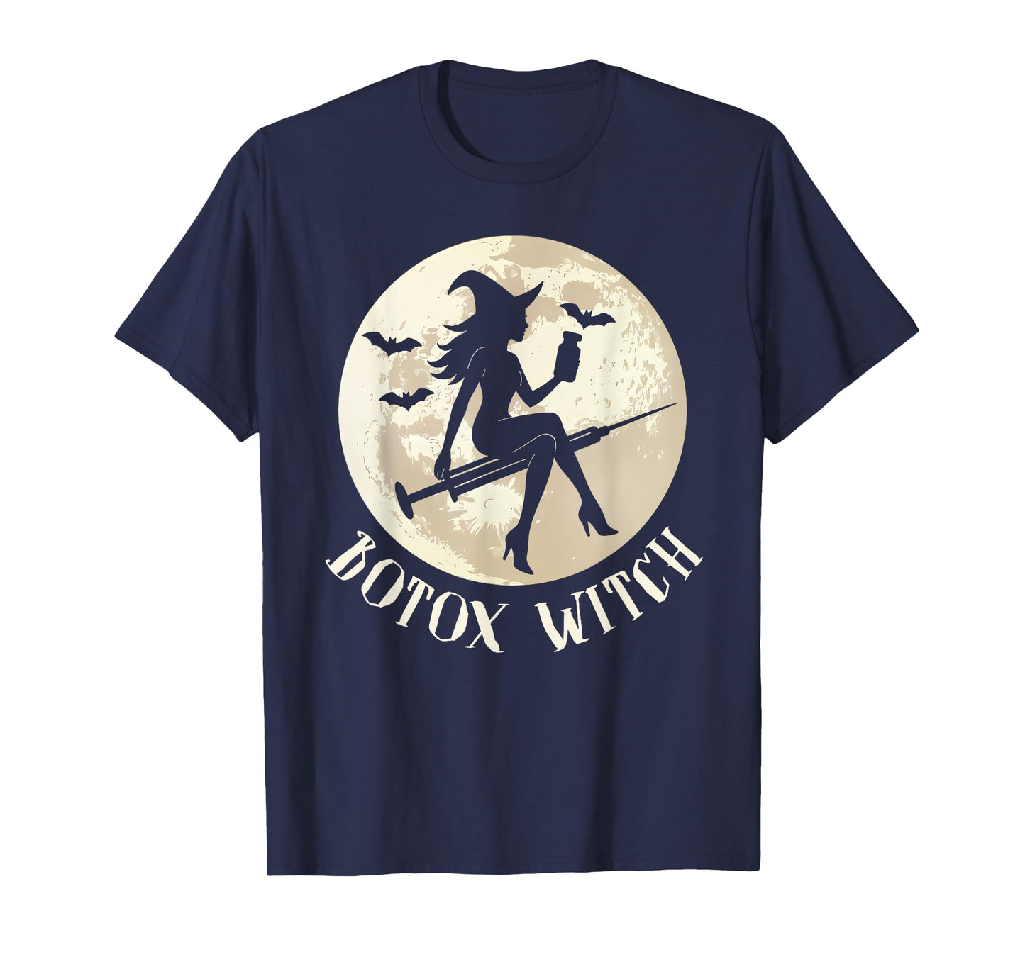 Halloween Vibes Spooky Season Esthetician Botox Dealer Witch T-Shirt