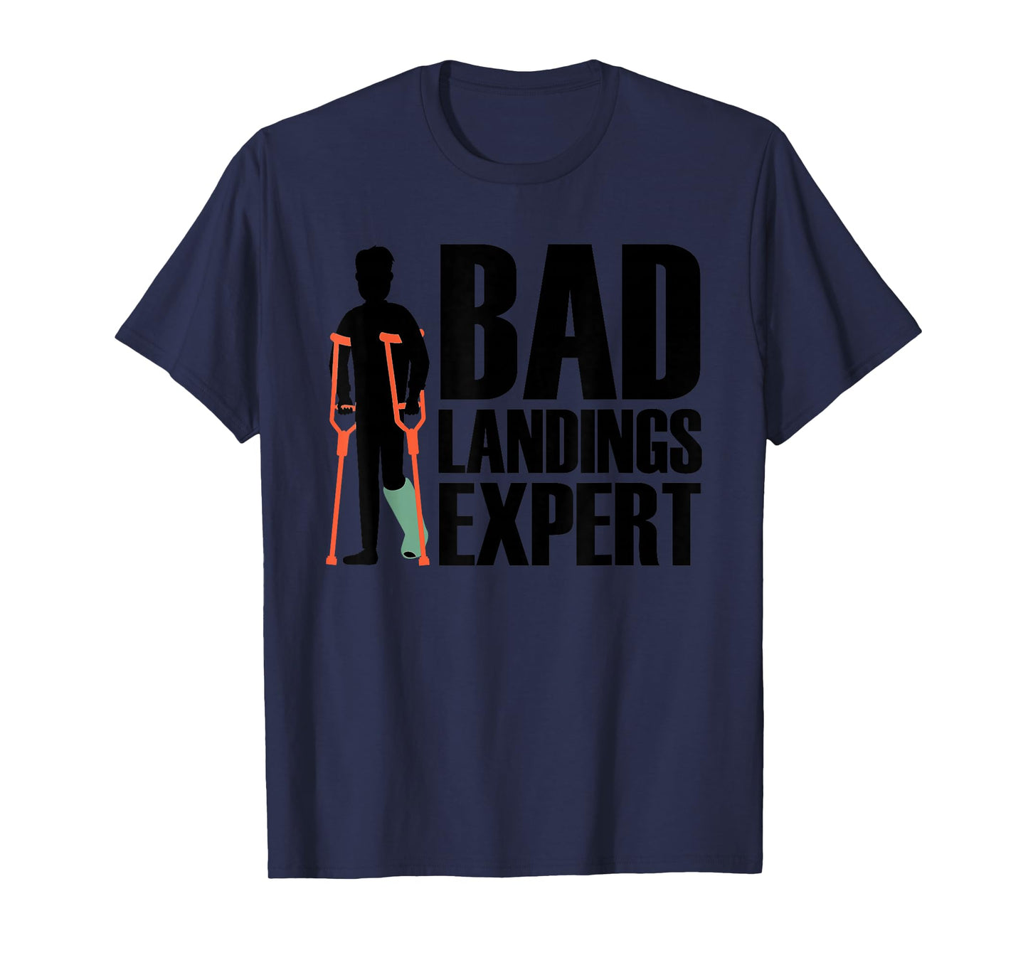 Cool Broken Leg Art For Men Women Foot Ankle Knee Broken Leg T-Shirt