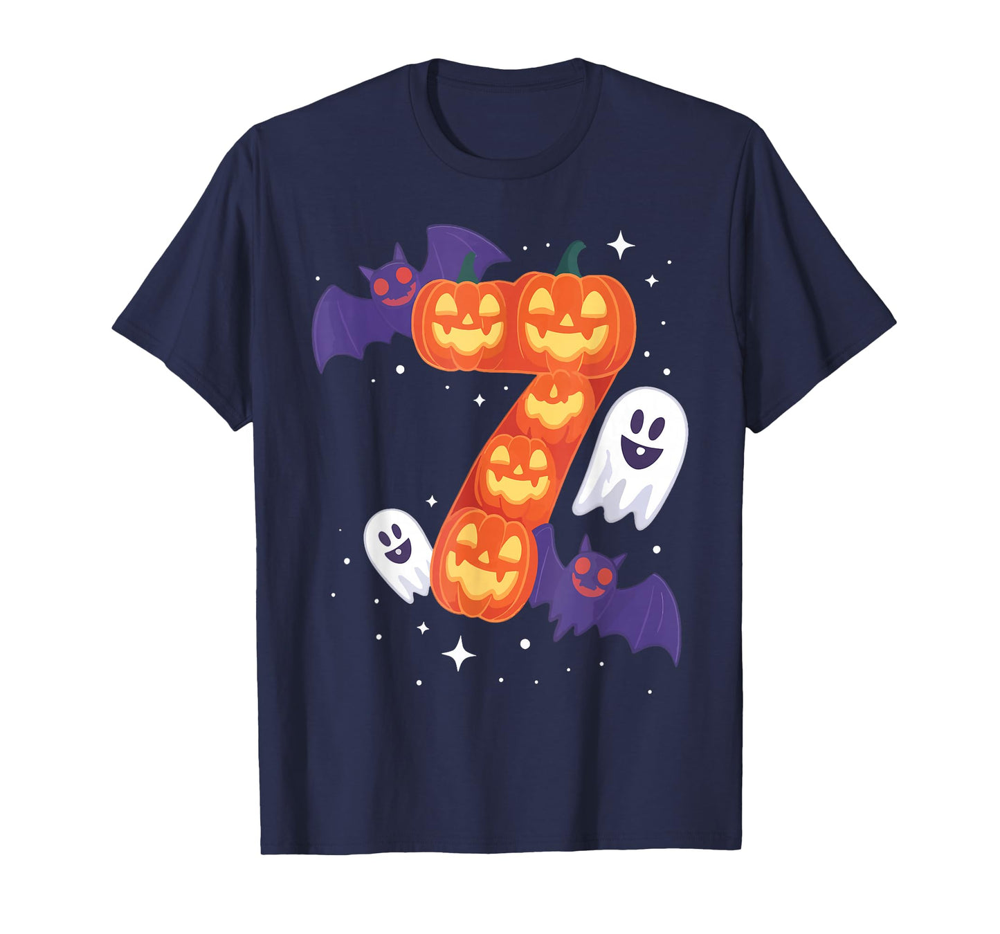 Halloween Couple Six Seven Meme 6 7 Pumpkin Ghost Costume T-Shirt