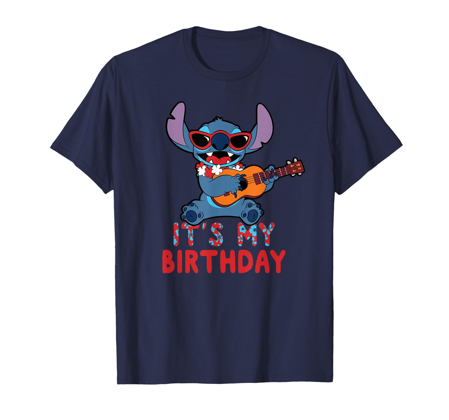 Disney Lilo & Stitch Tropical Party It's My Birthday T-Shirt