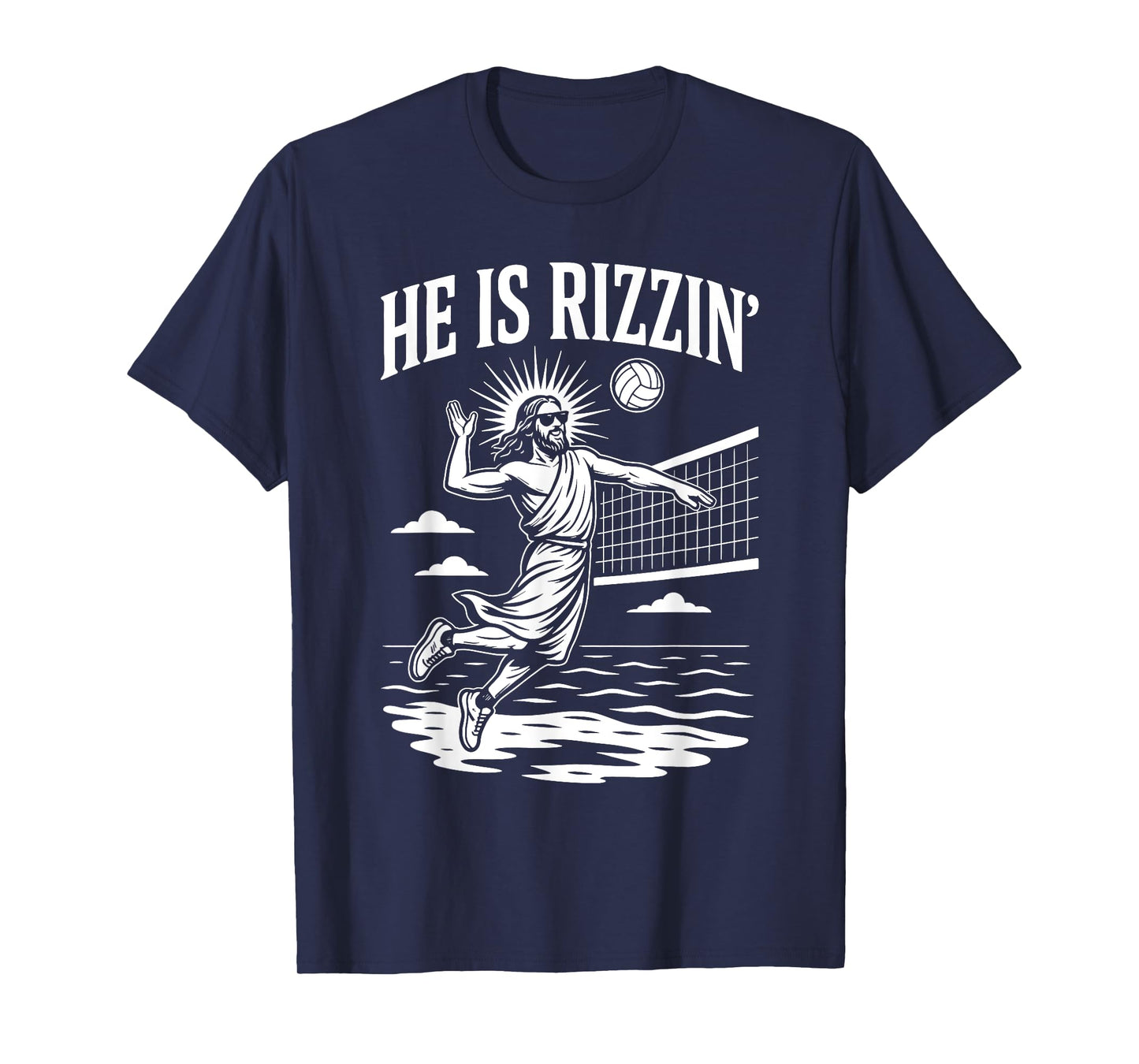 He Is Rizzin Funny Volleyball Meme Rizz T-Shirt