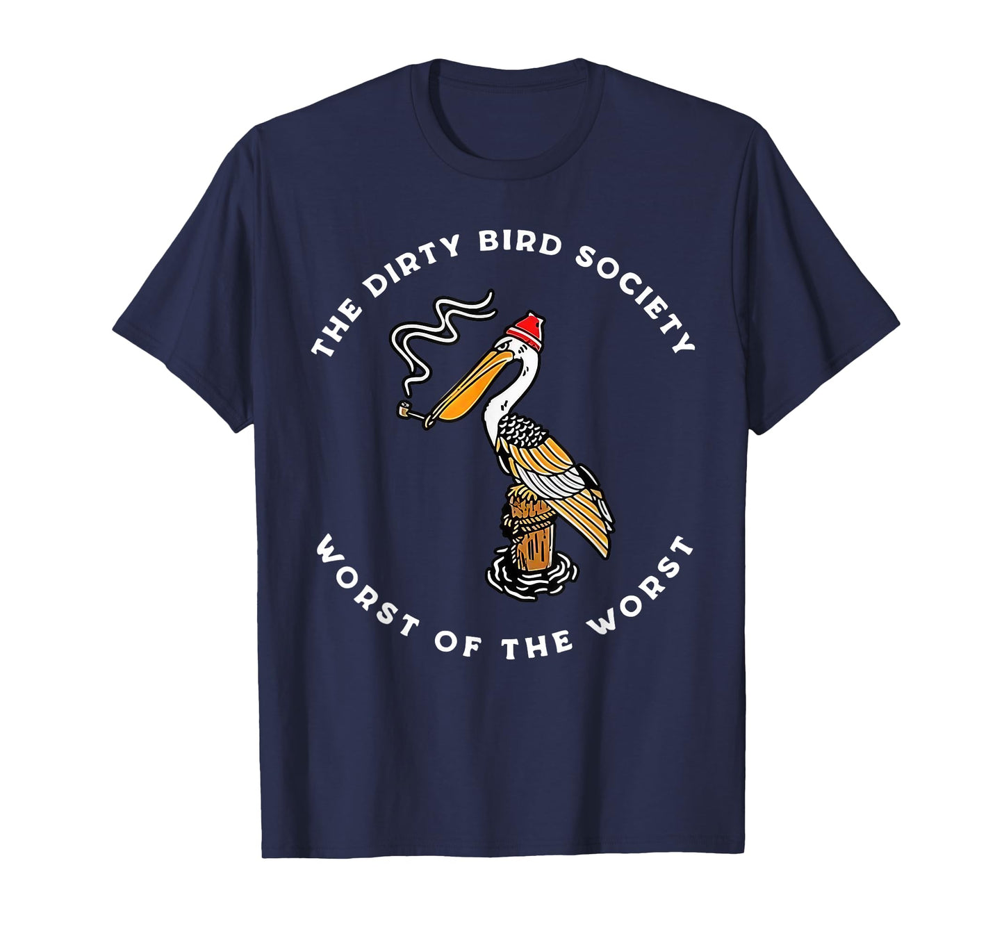 The Dirty Bird Society Worst of The Worst Cartoon Art T-Shirt
